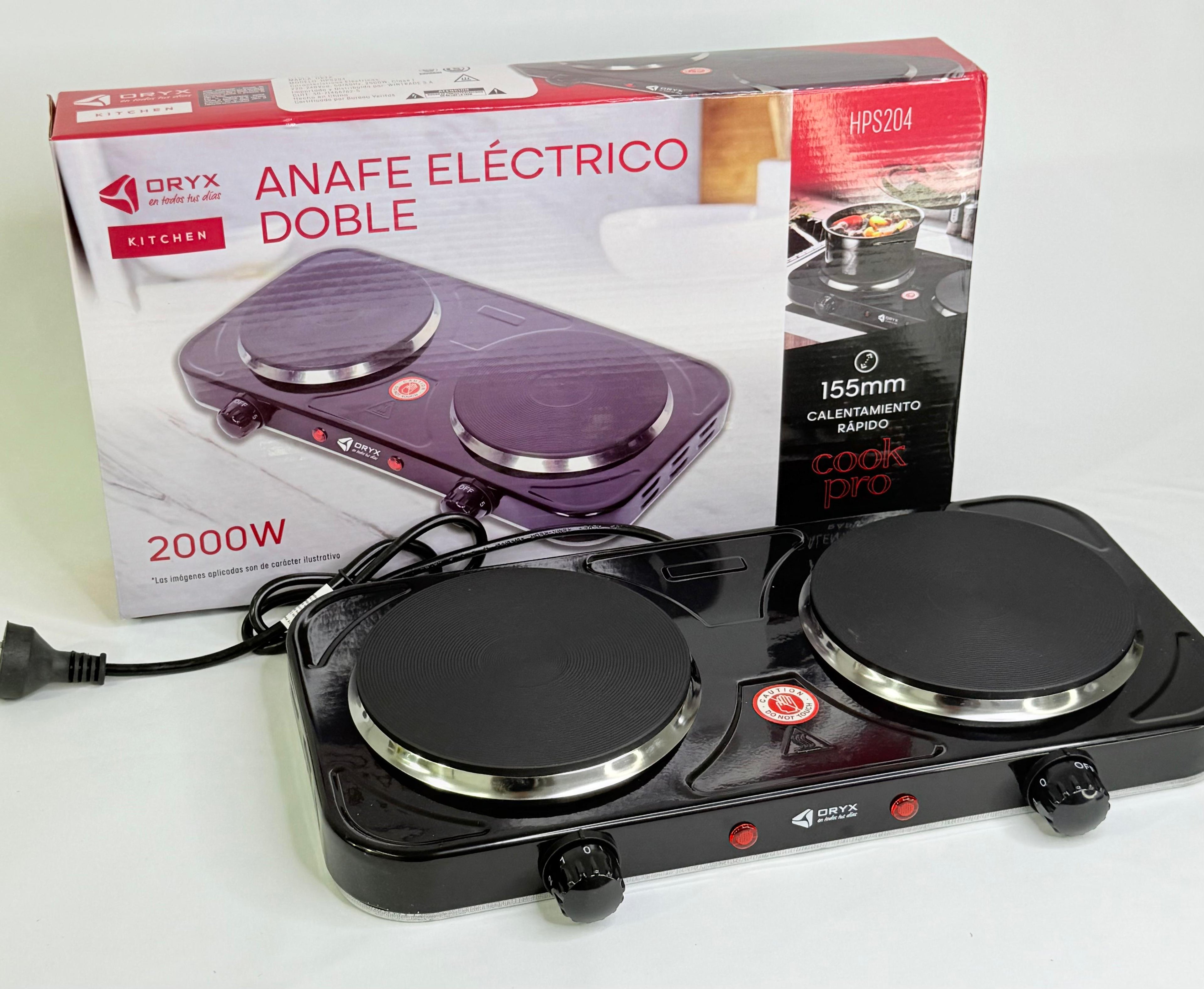 ANAFE ELECTRICO DOS HORNALLAS ORYX