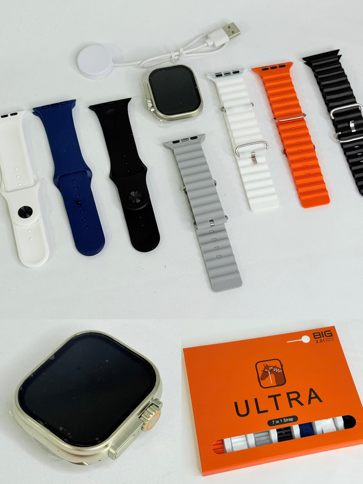 RELOJ SMARTWATCH ULTRA | KIT 7 CORREAS