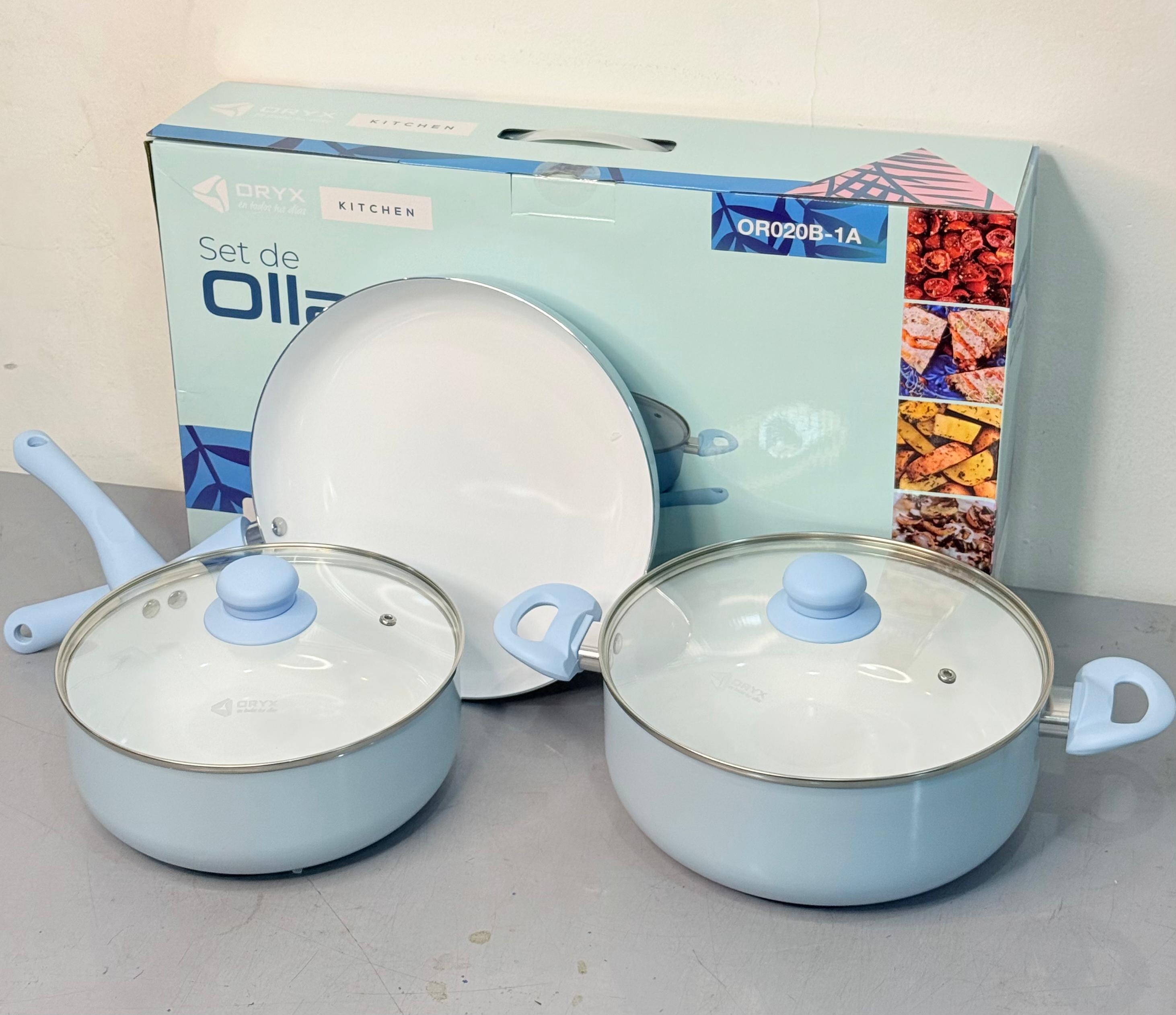 SET DE OLLAS ORYX KITCHEN | 3 PCS