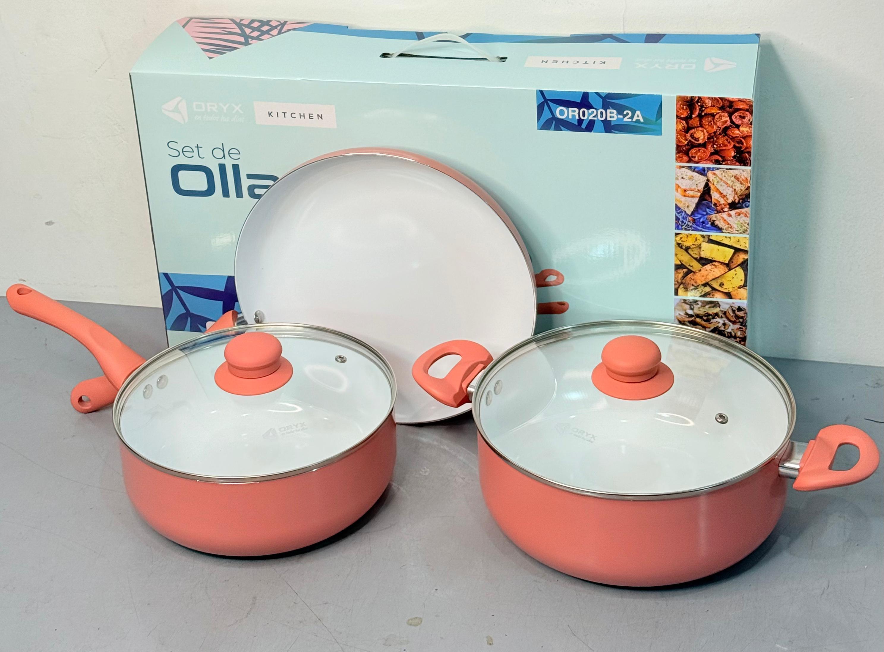 SET DE OLLAS ORYX KITCHEN | 3 PCS