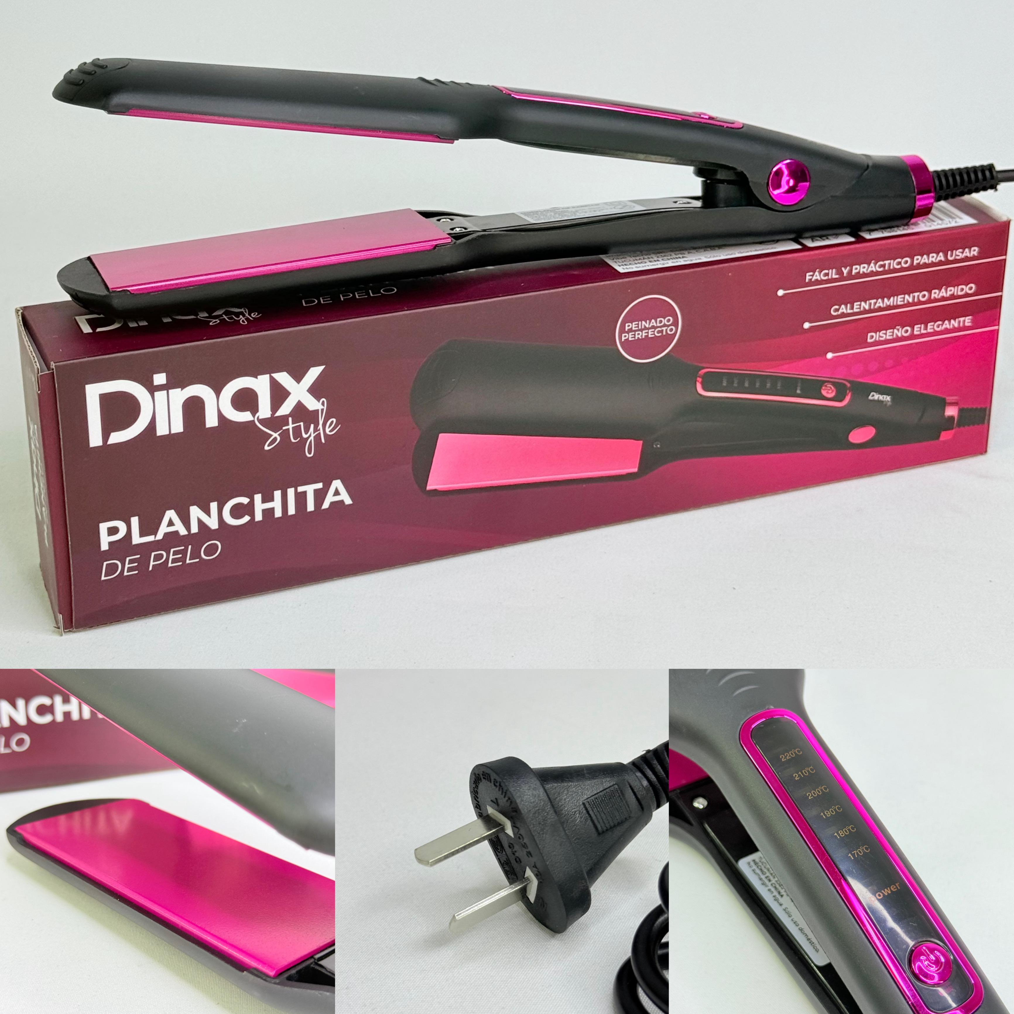 PLANCHITA DE PELO CON REGULADOR DE TEMPERATURA DINAX