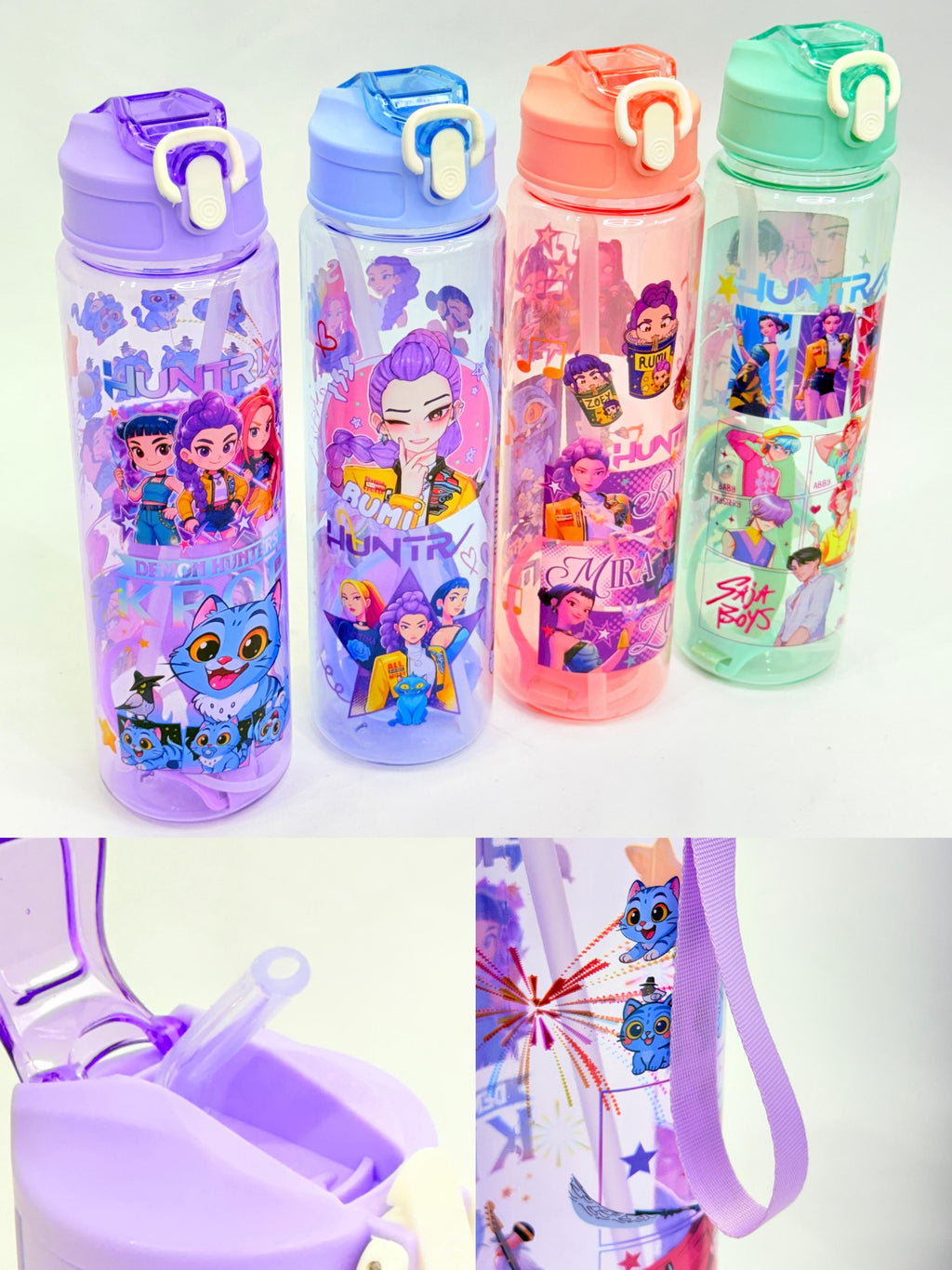 BOTELLA INFANTIL CON SORBETE | GUERRERAS KPOP