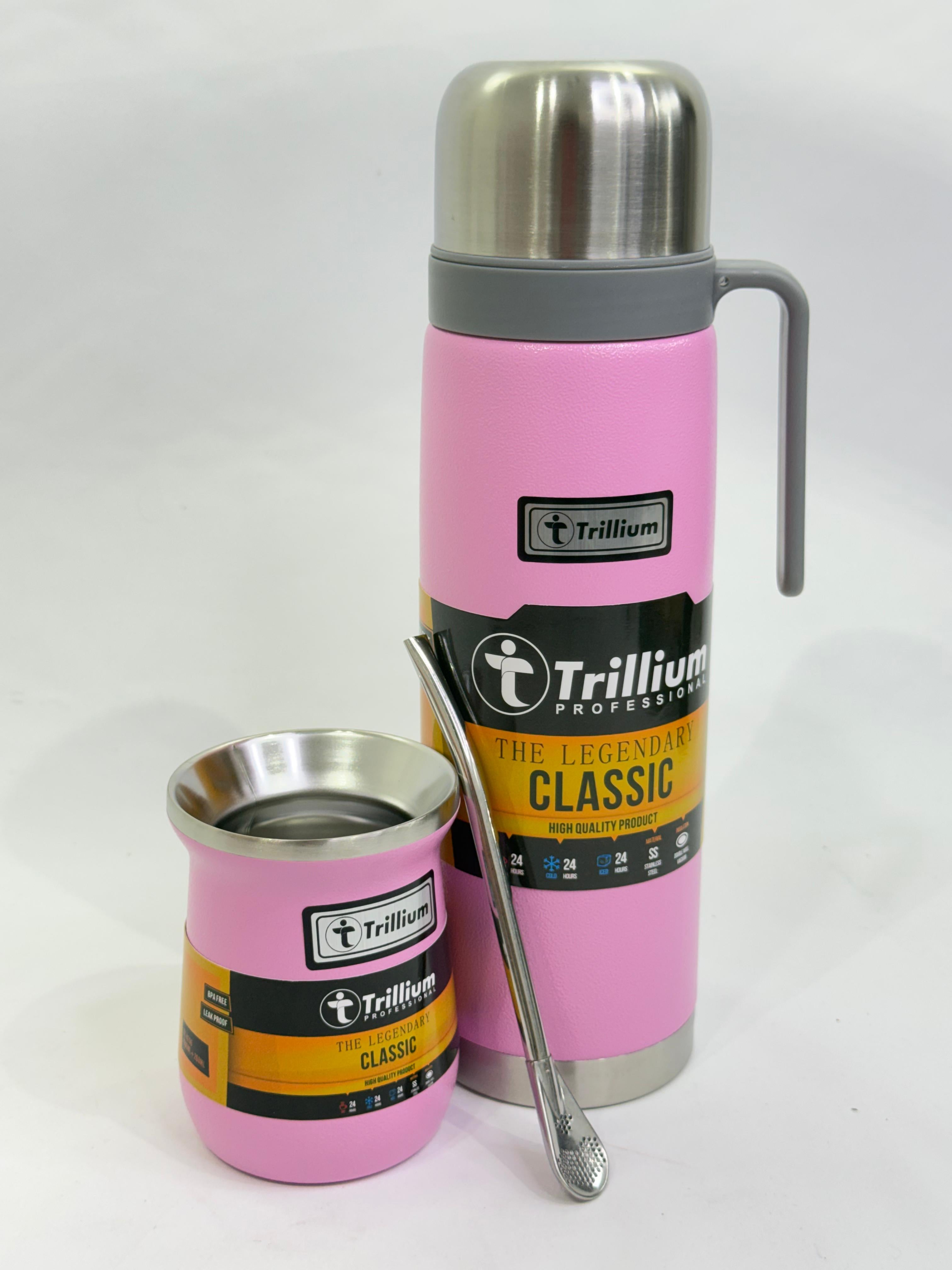 JUEGO DE TERMO + MATE Y BOMBILLA
