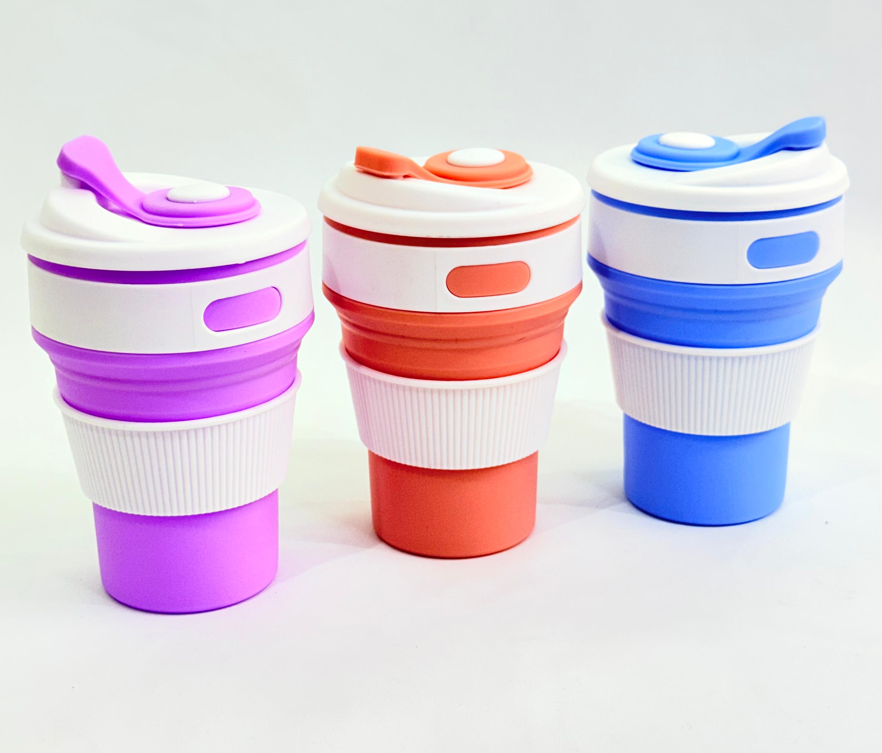 VASO PLEGABLE DE SILICONA