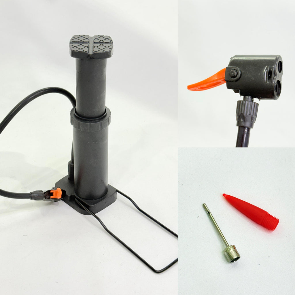 MINI INFLADOR DE PIE PORTÁTIL