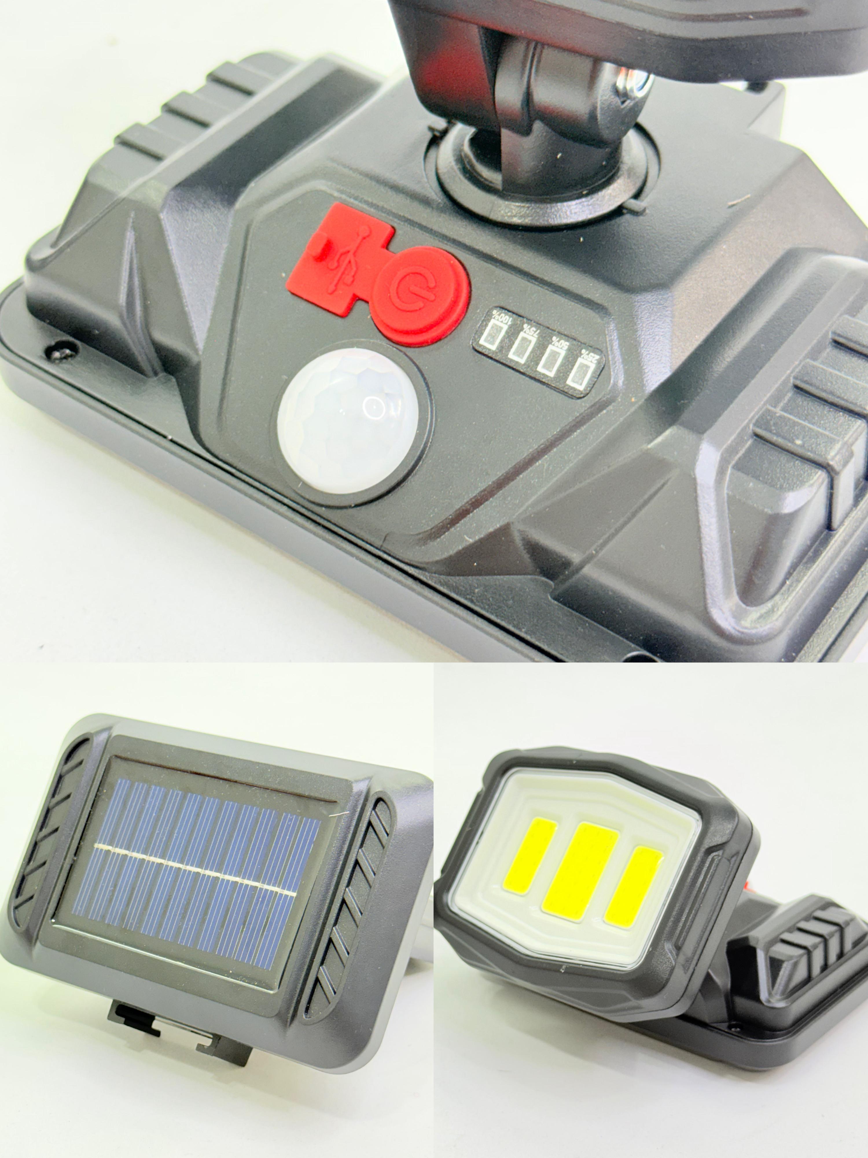 LÁMPARA SOLAR LED CON SENSOR SEIS