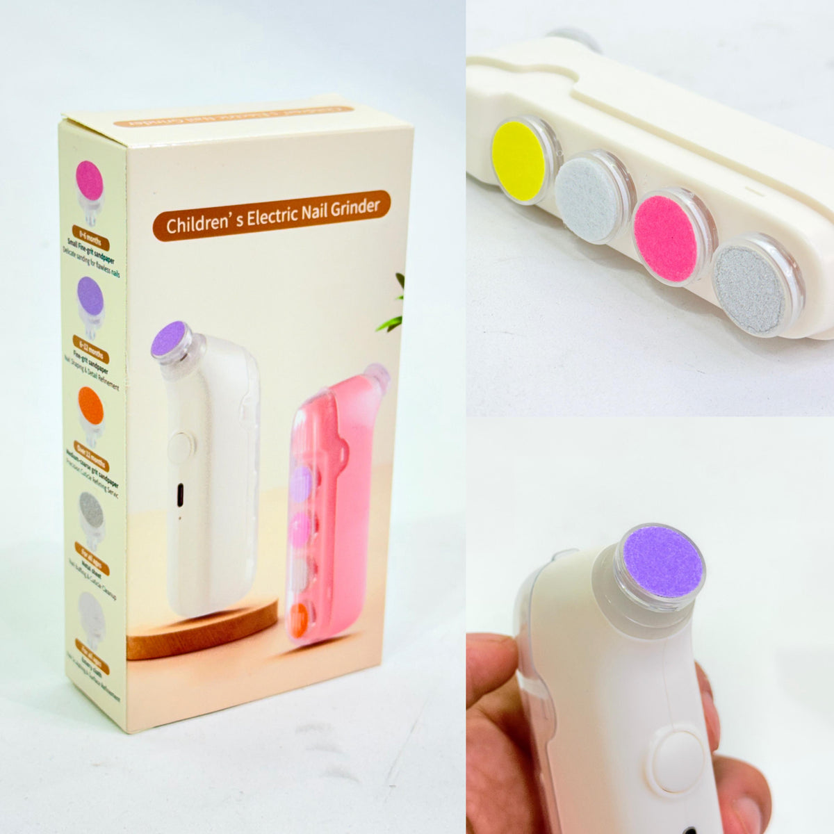 LIMA ELÉCTRICA DE UÑAS PARA BEBÉS