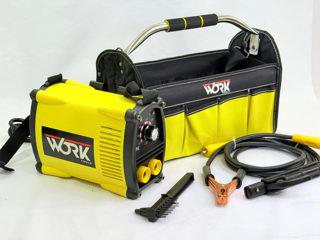 SOLDADORA INVERTER WORK TOOLS + KIT COMPLETO