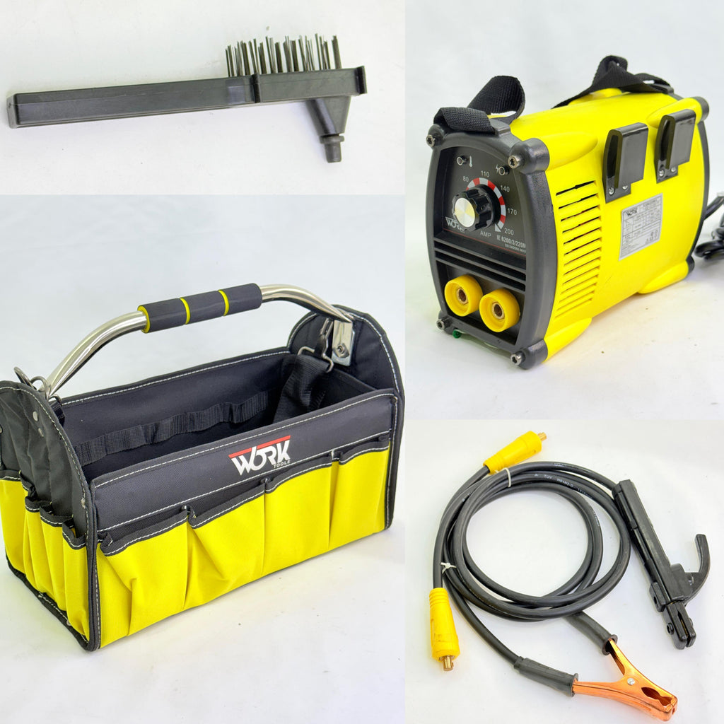 SOLDADORA INVERTER WORK TOOLS + KIT COMPLETO