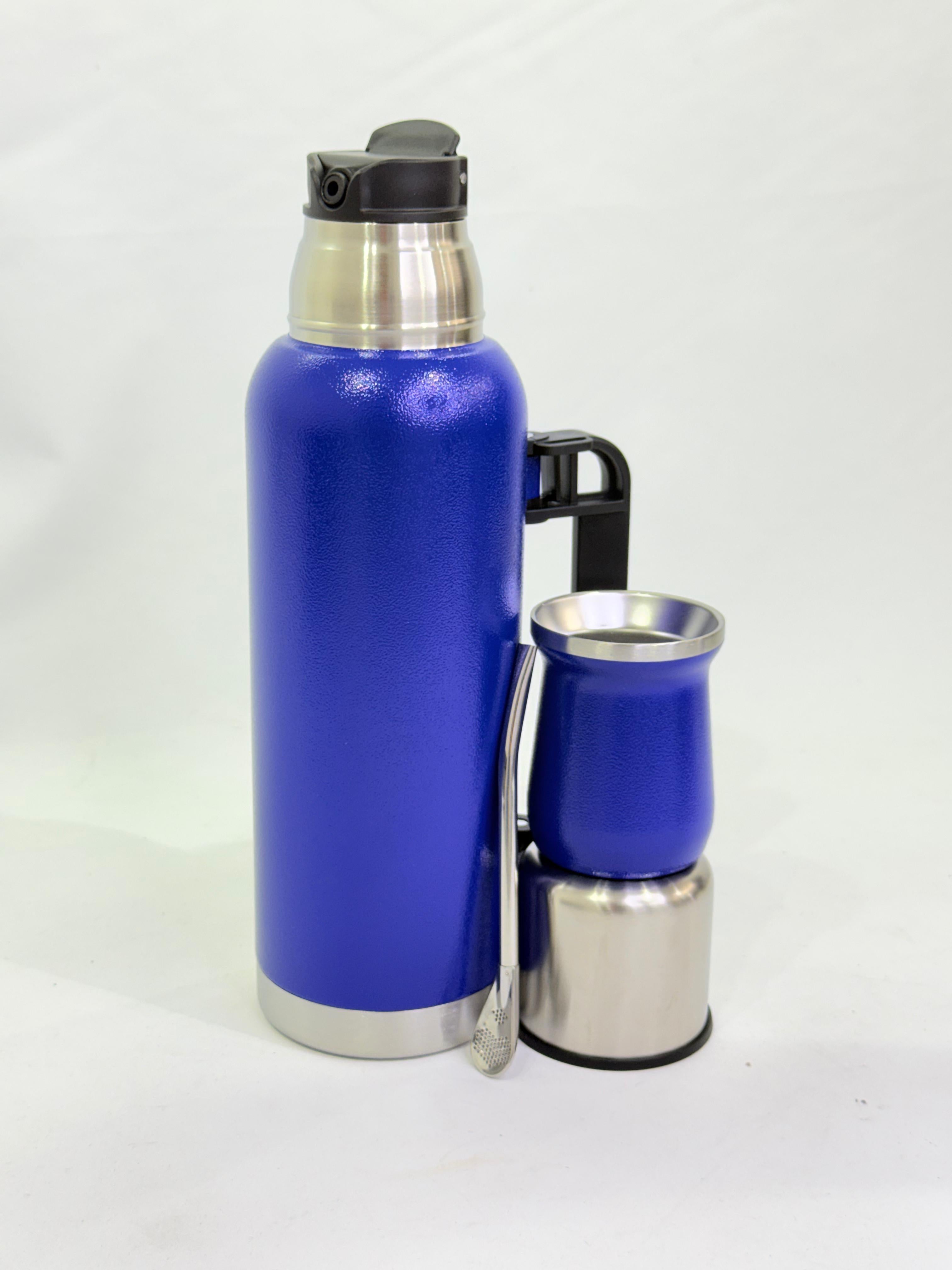 JUEGO DE TERMO + MATE Y BOMBILLA