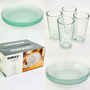 SET DE PLATOS Y VASOS 12 PCS