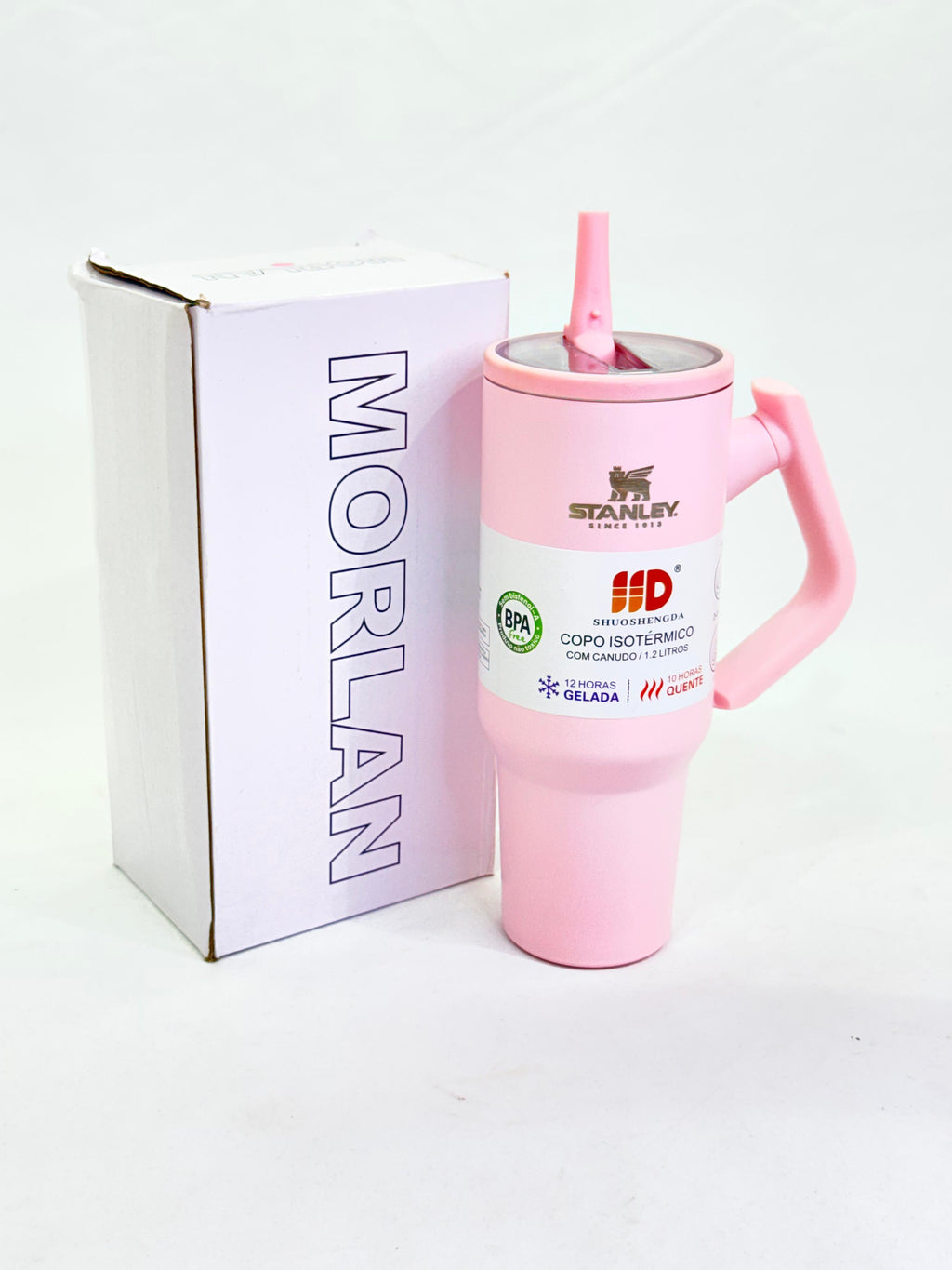 VASO QUENCHER TIPO STANLEY CON MANIJA FLEXIBLE 1.2 LTS