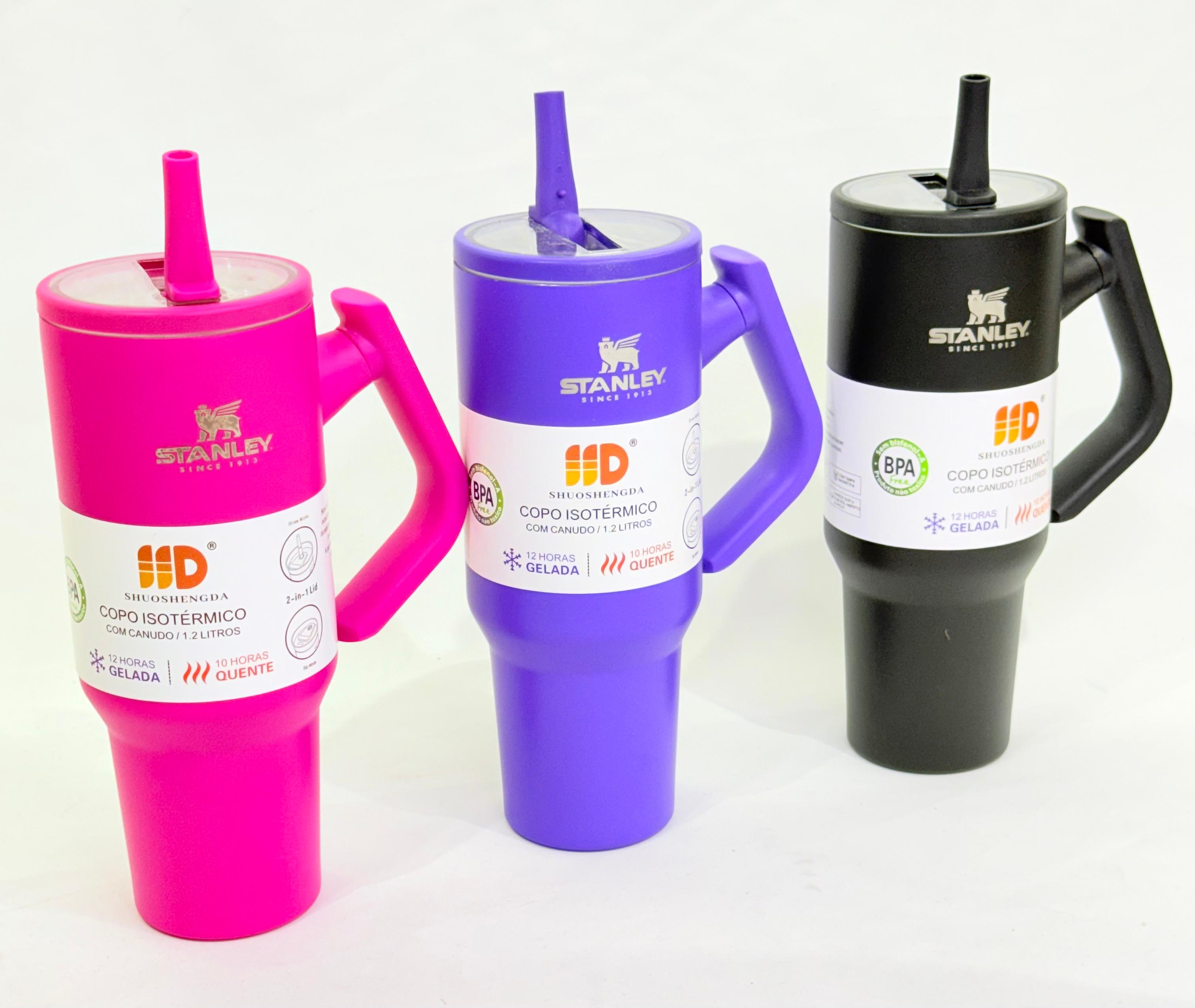 VASO QUENCHER TIPO STANLEY CON MANIJA FLEXIBLE 1.2 LTS
