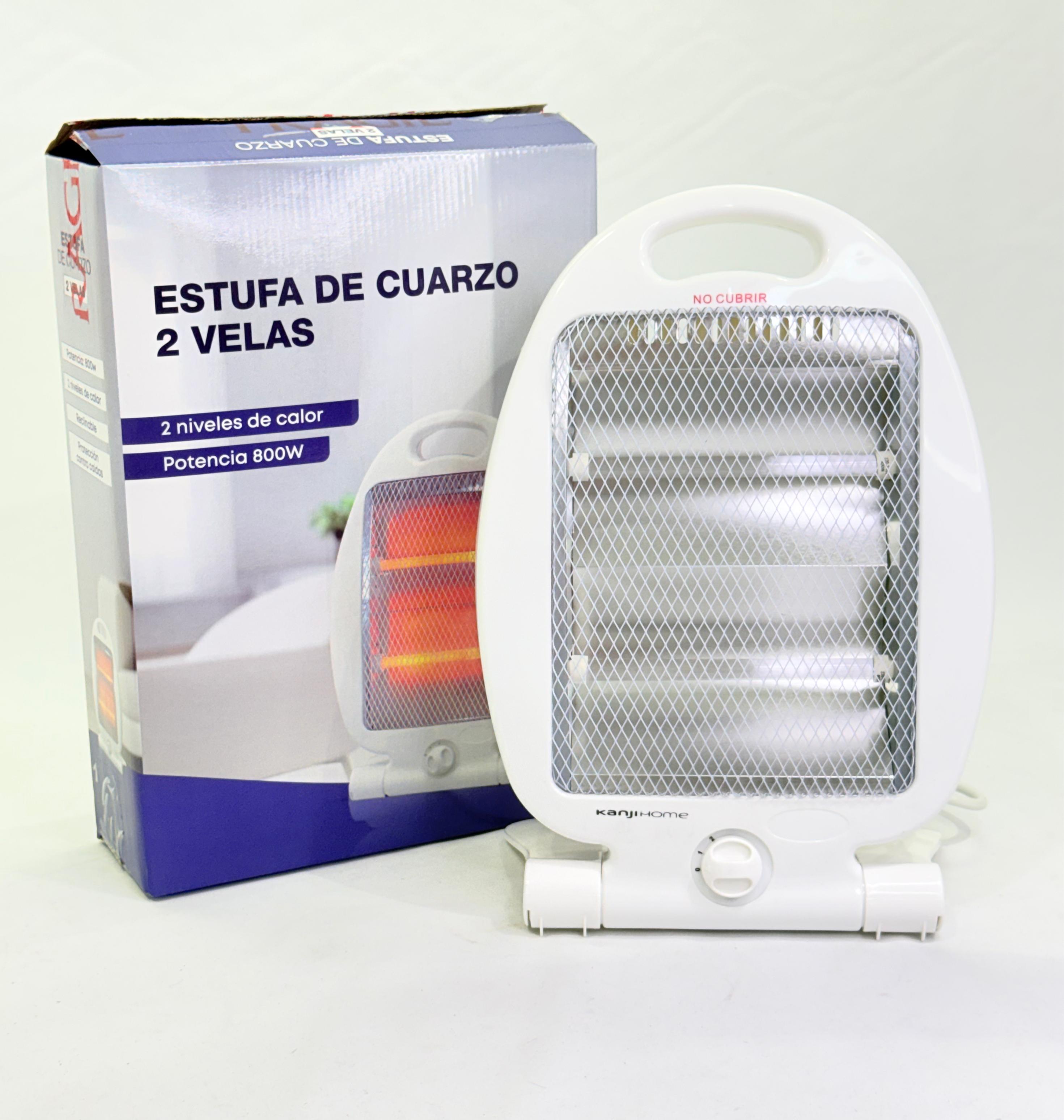 ESTUFA DE CUARZO 2 VELAS