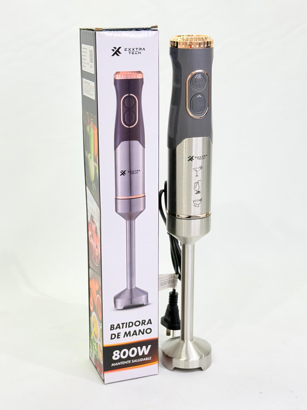 MINIPIMER DE ACERO | EXTRATECH 800W