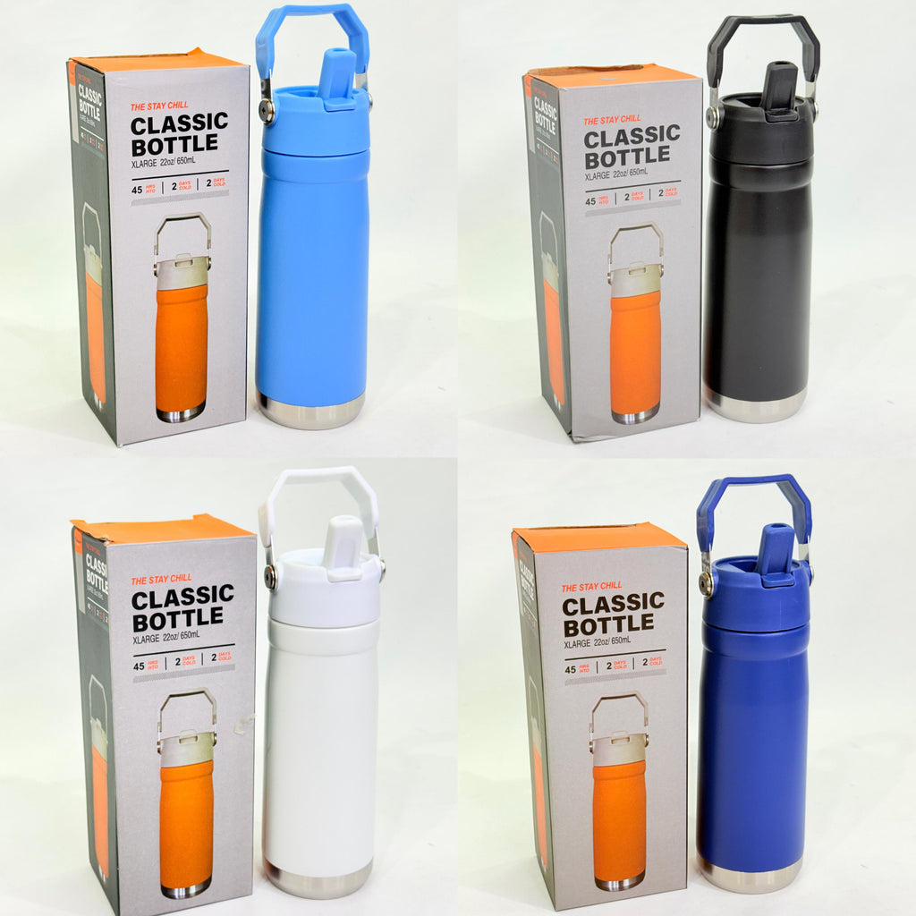 BOTELLA TÉRMICA STRAW 650ml
