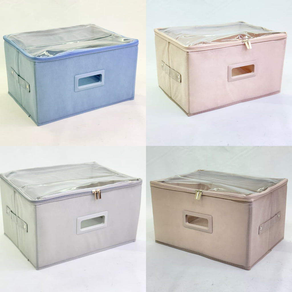 CAJA ORGANIZADORA PLEGABLE MULTIUSO CON TAPA