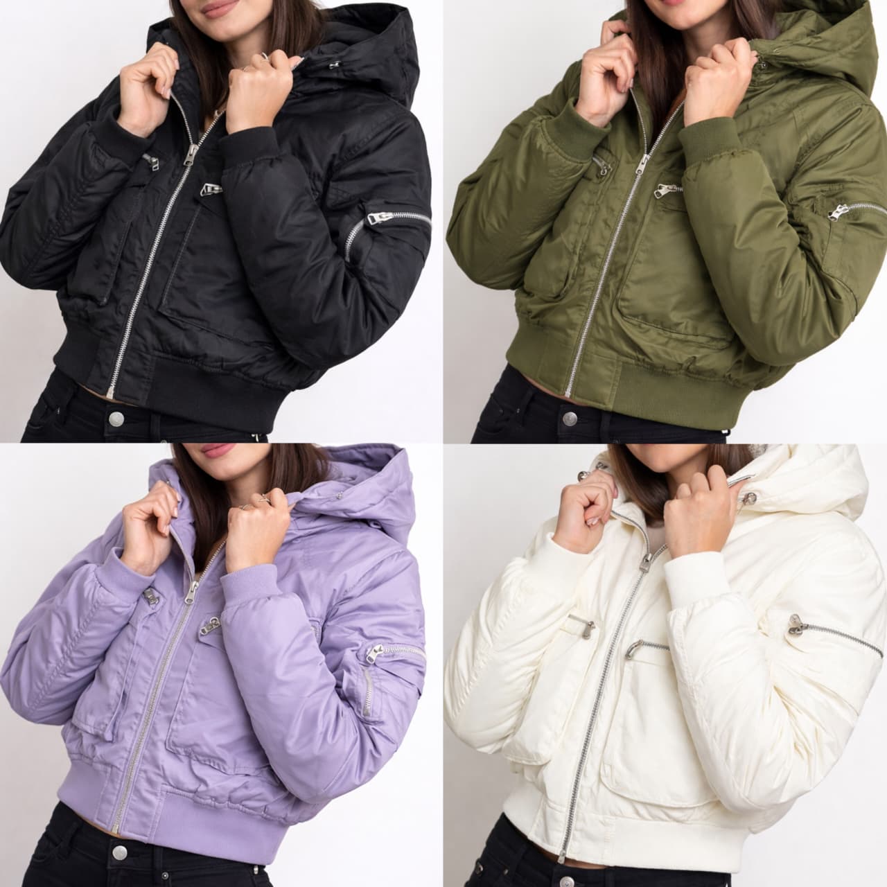 CAMPERA DE MUJER CON CAPUCHA