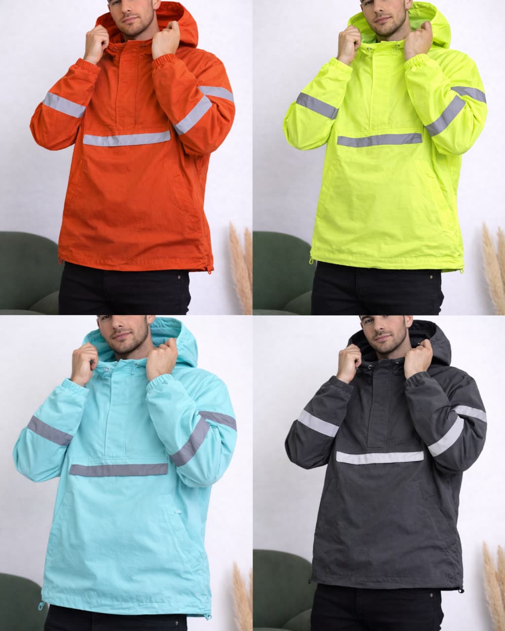 BUZO FLUOR CON CAPUCHA DE HOMBRE