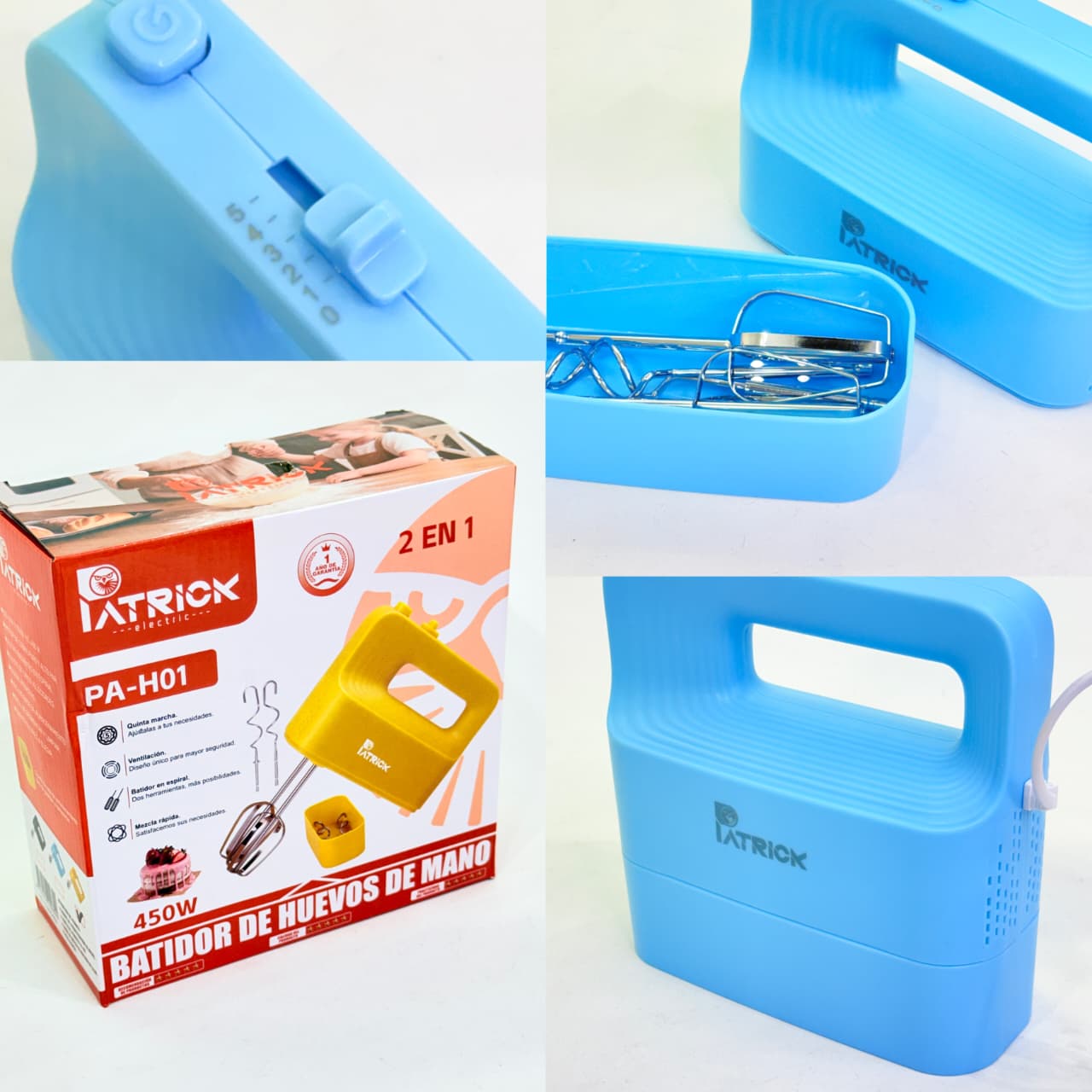 BATIDORA DE MANO PATRICK 450W