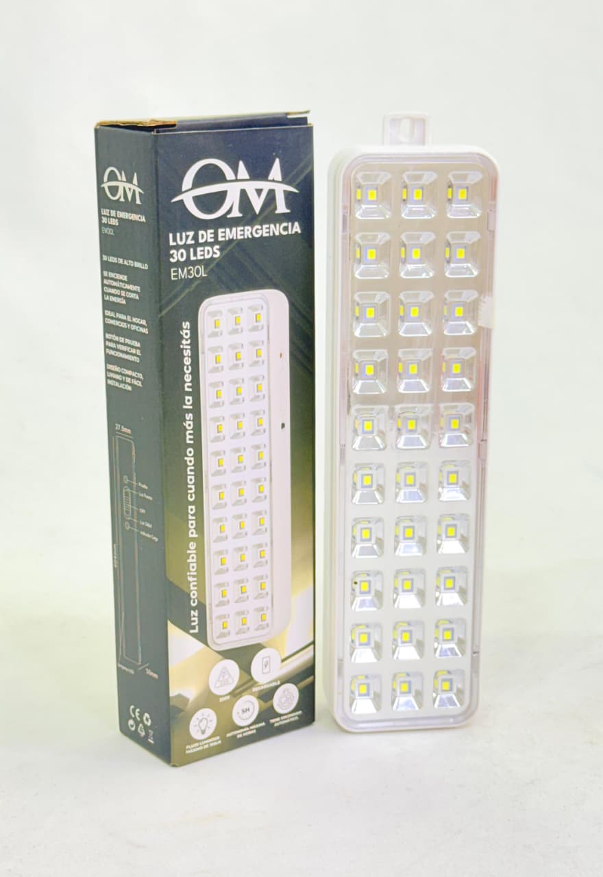 LUZ DE EMERGENCIA 30 LED