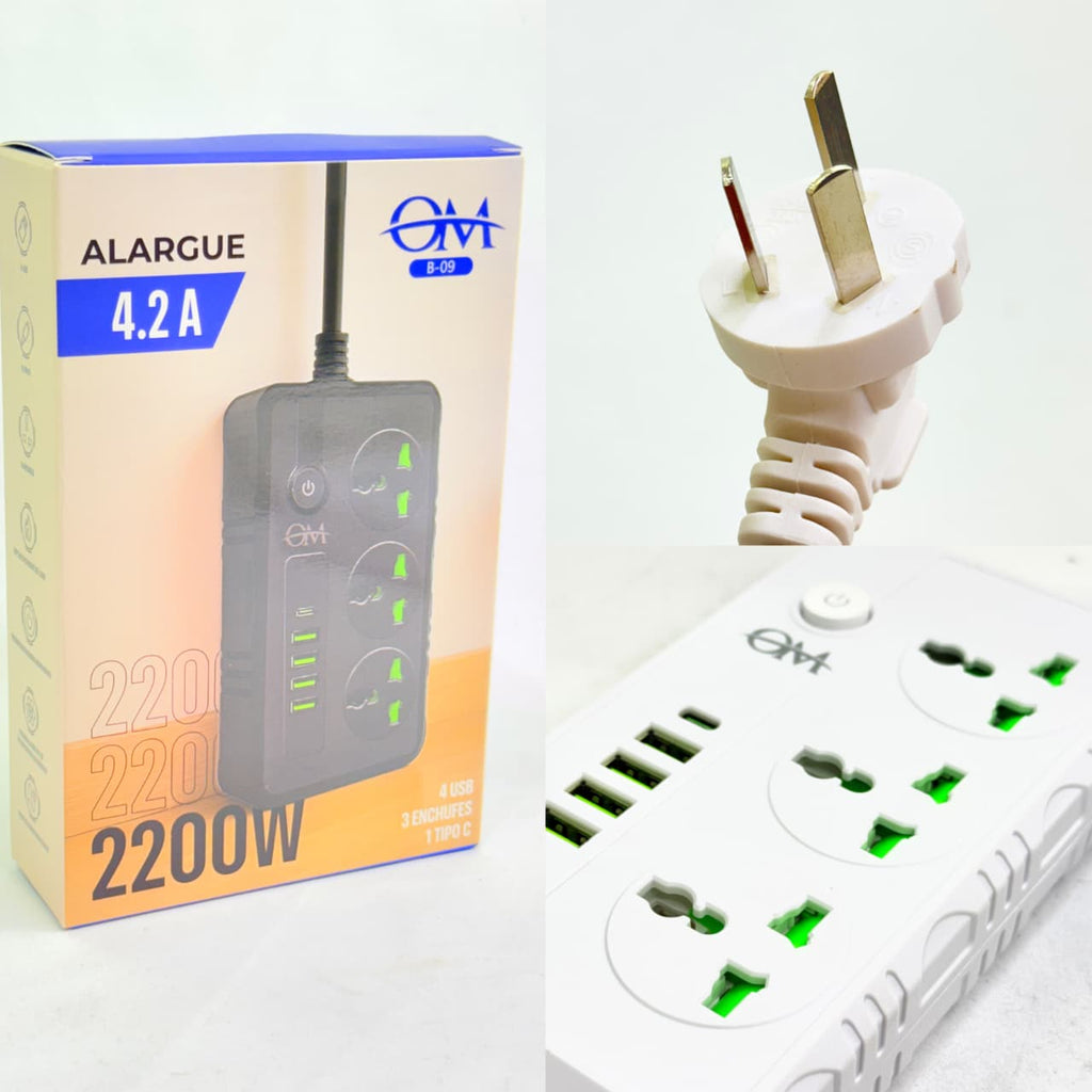 ALARGUE MULTITOMA | OM 4.2A 2200W