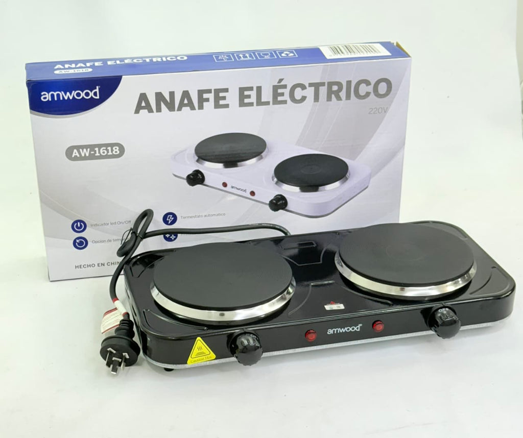 ANAFE ELECTRICO DOBLE 2000W