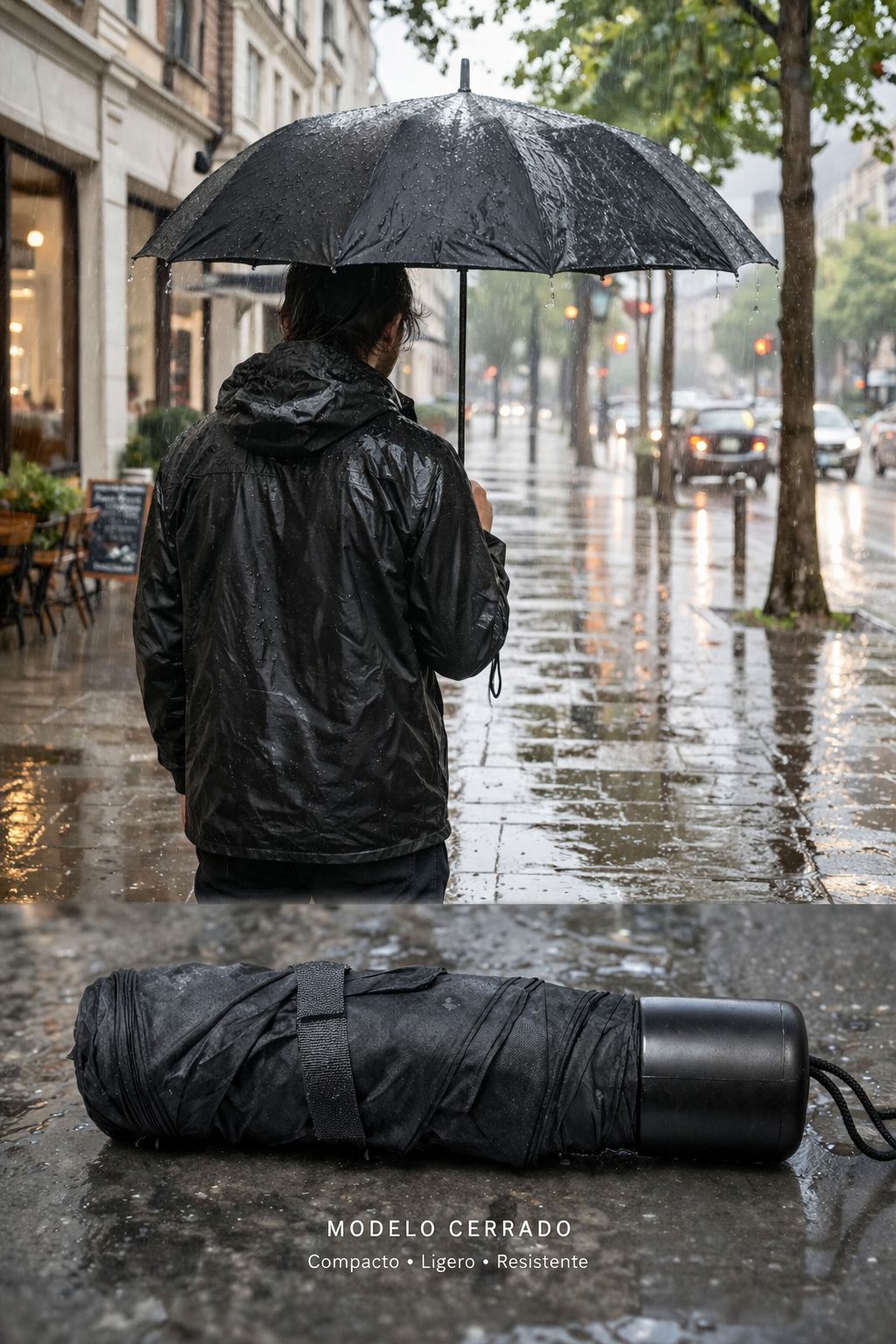 PARAGUA NEGRO CLÁSICO PLEGABLE | VERSION CHICO