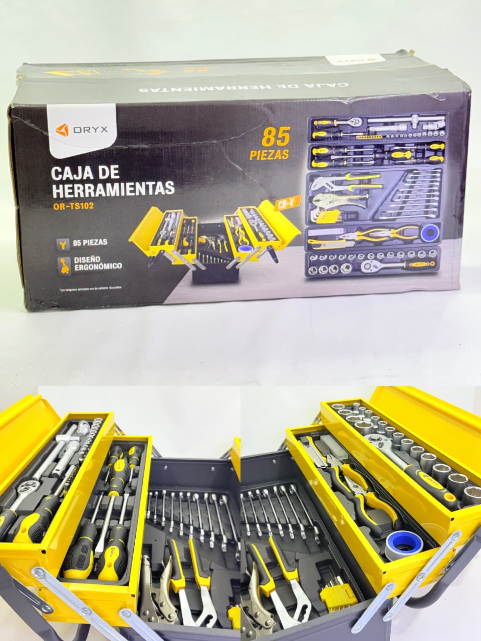 MALETIN DE HERRAMIENTAS 85 PCS ORYX