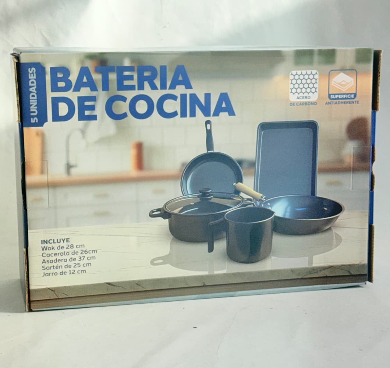 JUEGO DE OLLAS COMPLETAS 5 PCS