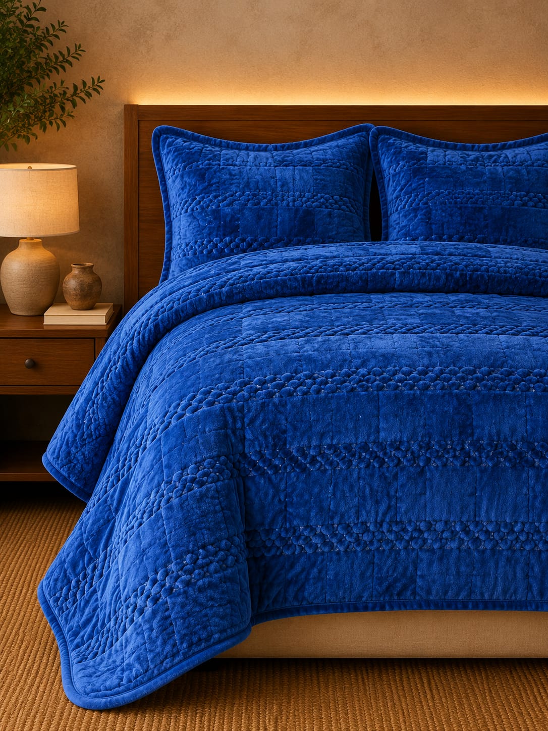 MANTA PREMIUM TEXTURIZADA CON CORDERITO