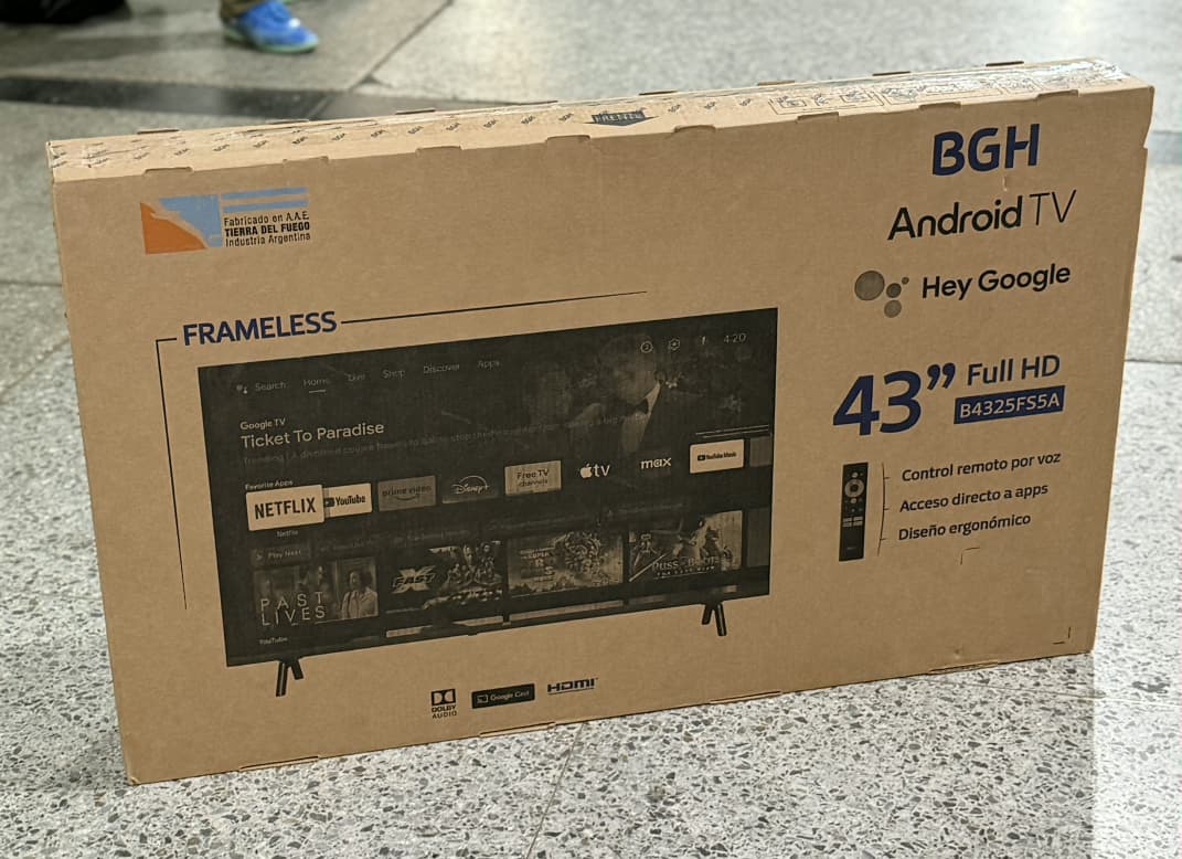 SMART TV BGH 43" TV FULL HD