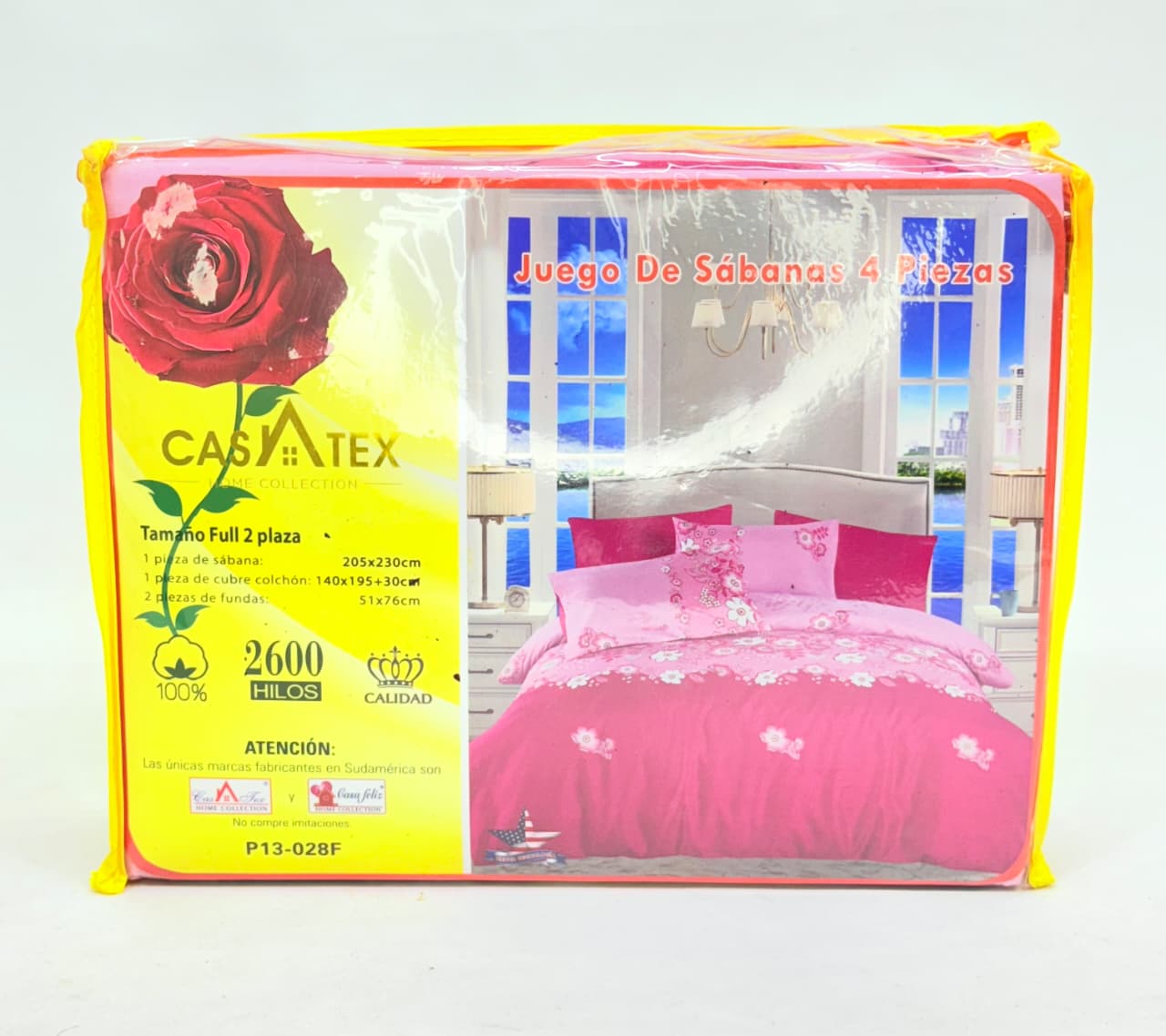 JUEGO DE SÁBANAS 4 PIEZAS FULL CASATEX