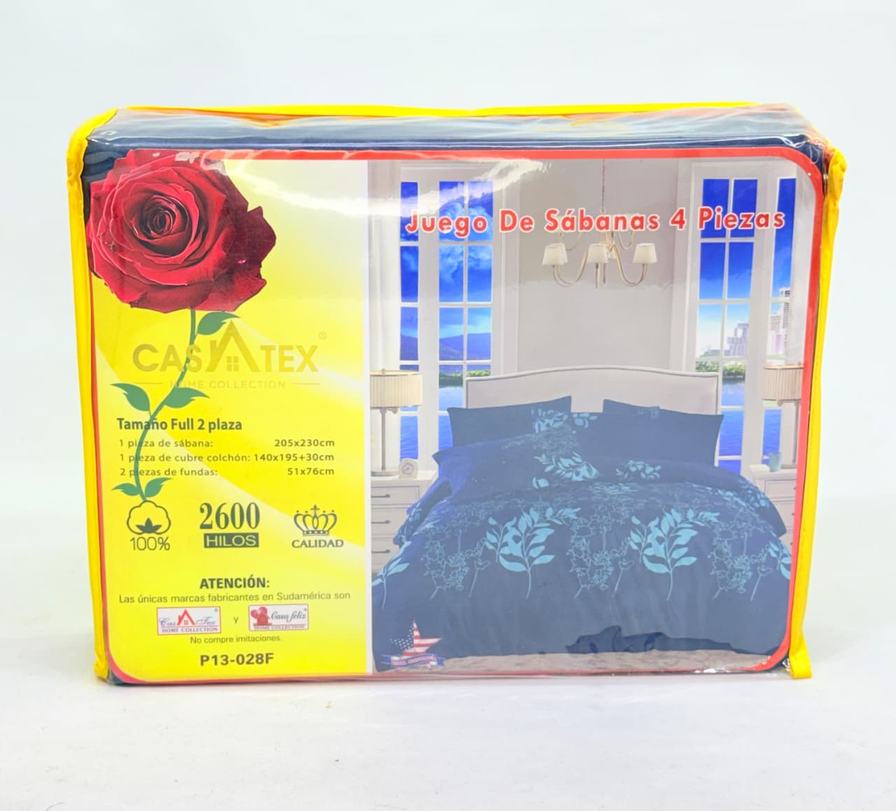 JUEGO DE SÁBANAS 4 PIEZAS FULL CASATEX