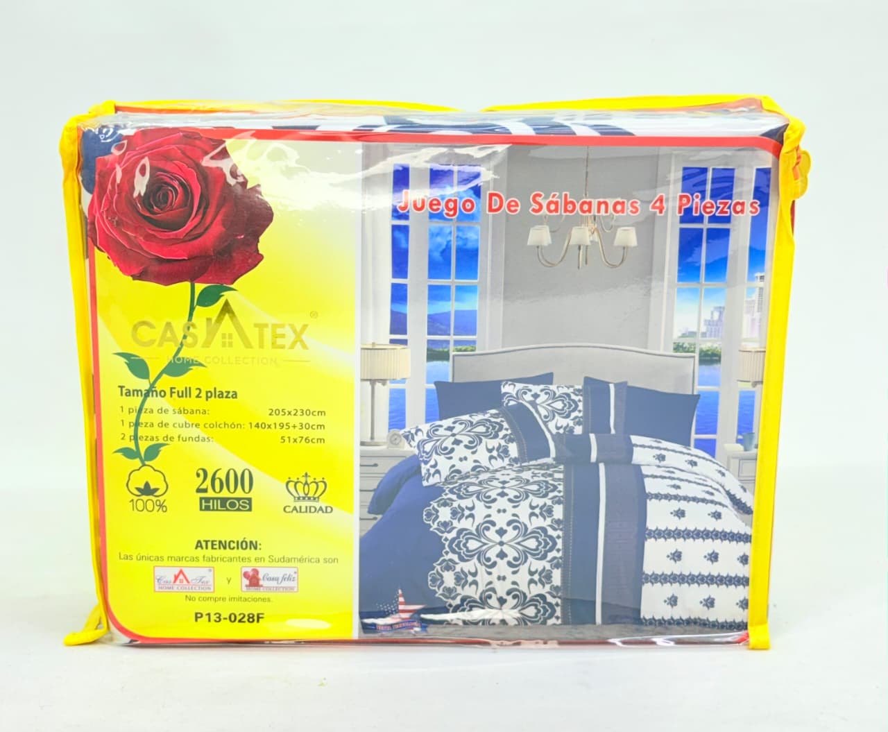 JUEGO DE SÁBANAS 4 PIEZAS FULL CASATEX