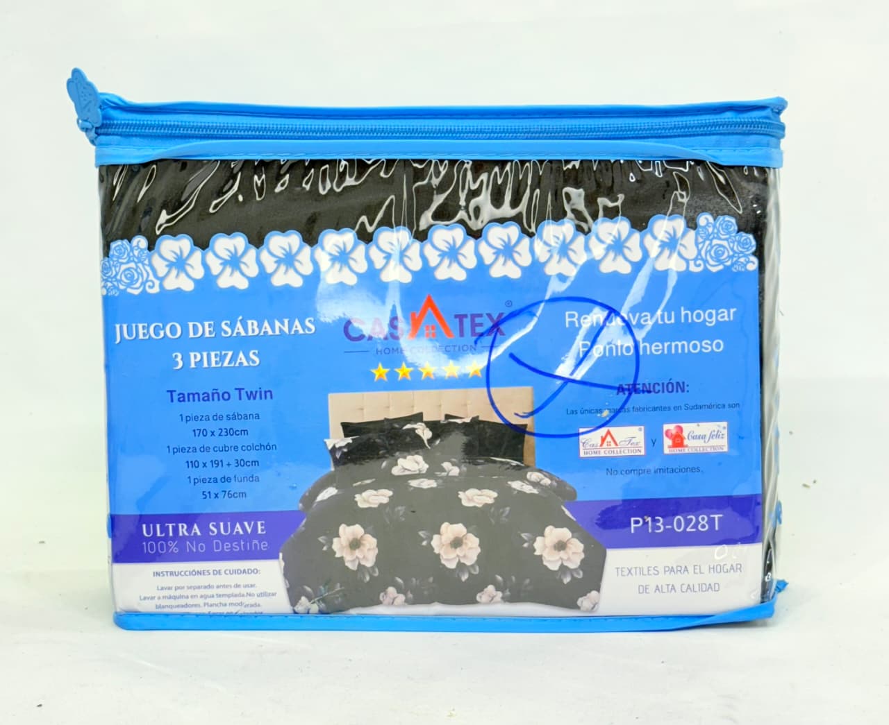 JUEGO DE SÁBANAS TWIN 3 PIEZAS CASATEX