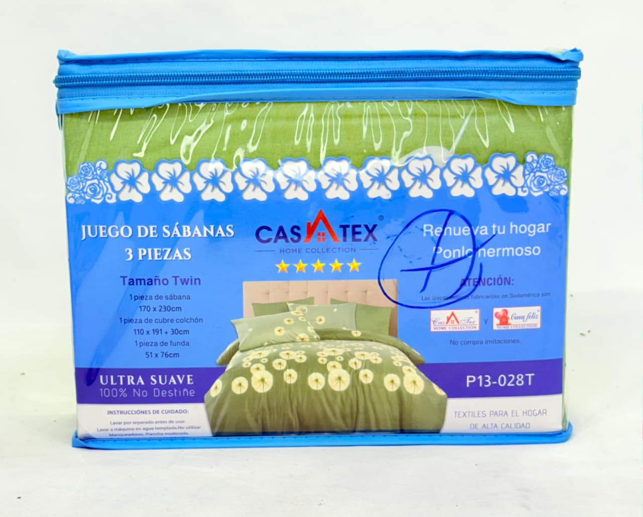 JUEGO DE SÁBANAS TWIN 3 PIEZAS CASATEX