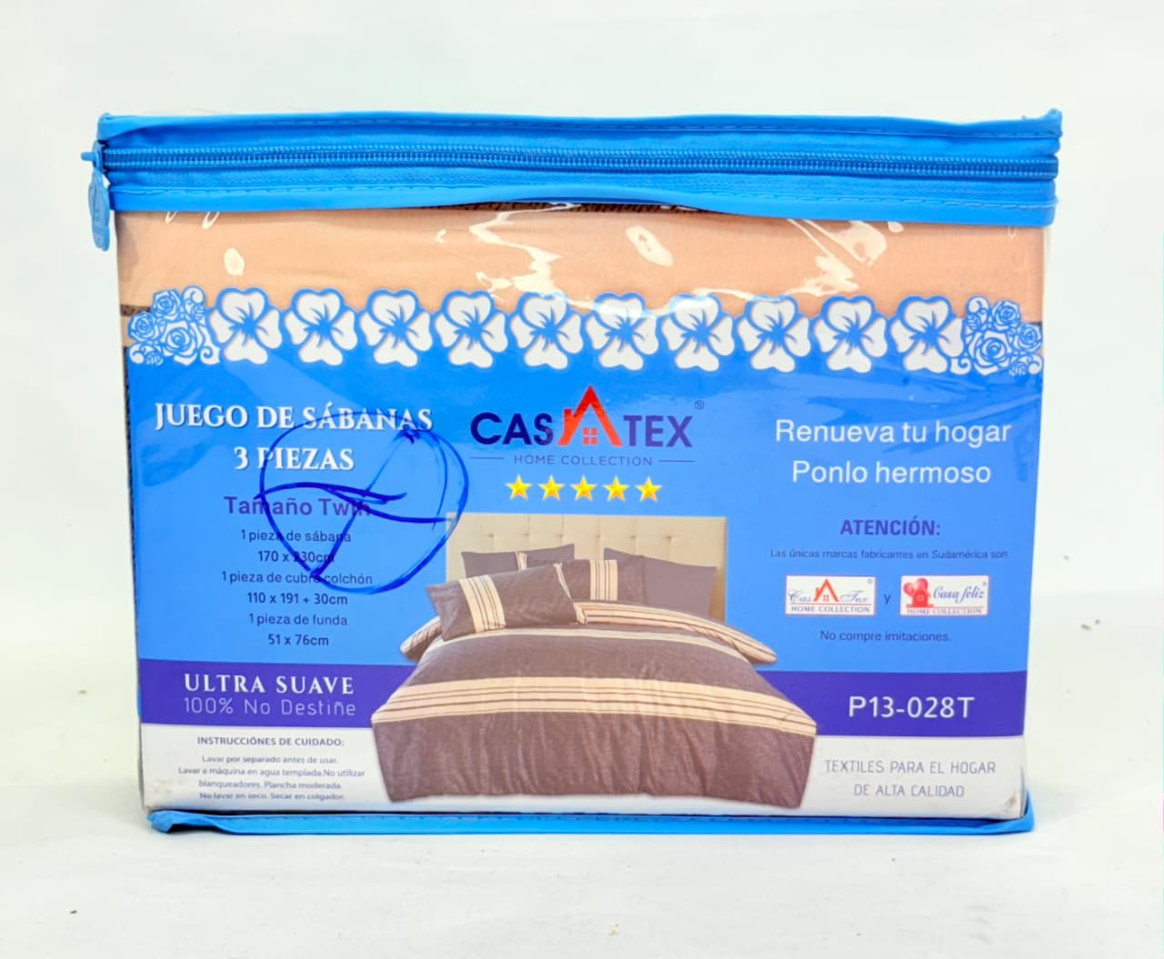 JUEGO DE SÁBANAS TWIN 3 PIEZAS CASATEX