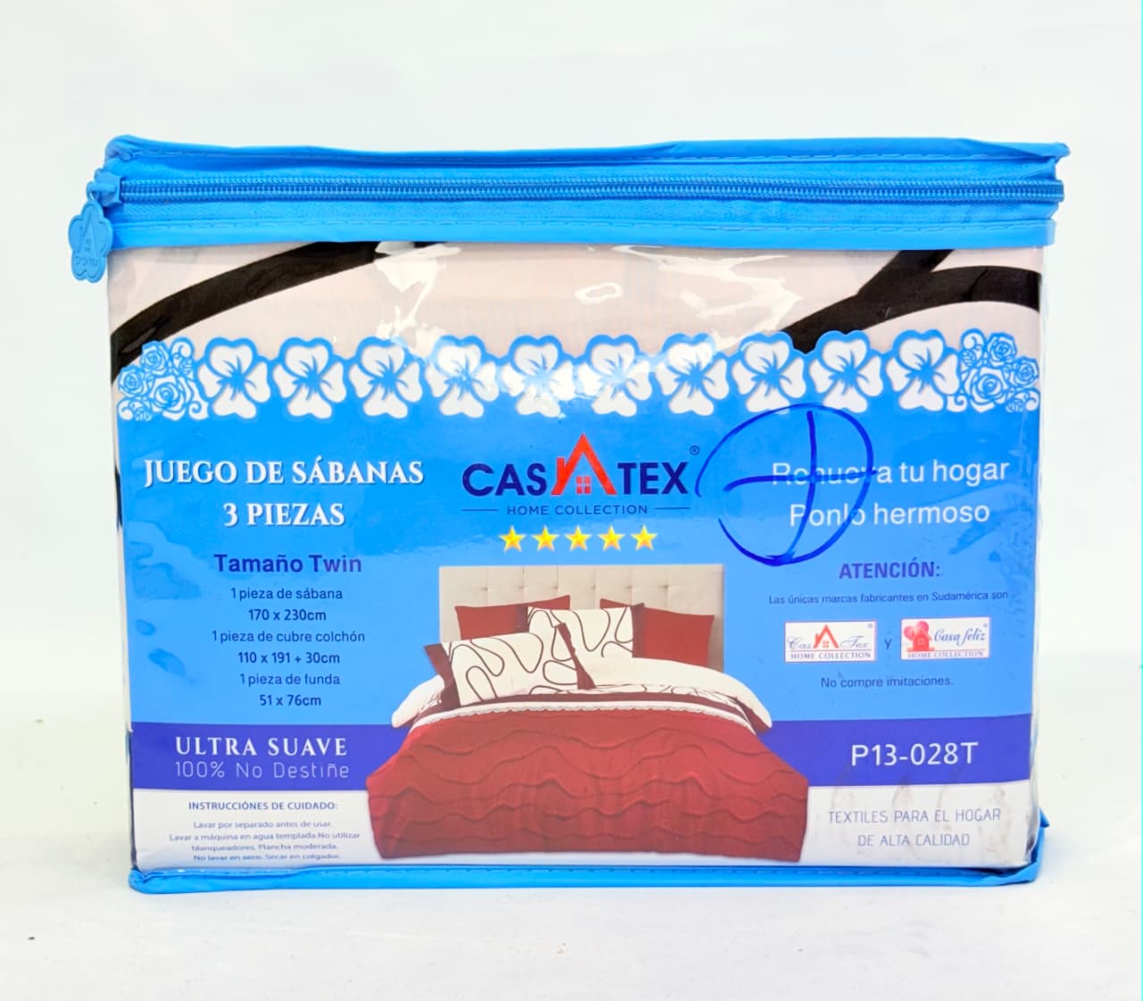 JUEGO DE SÁBANAS TWIN 3 PIEZAS CASATEX