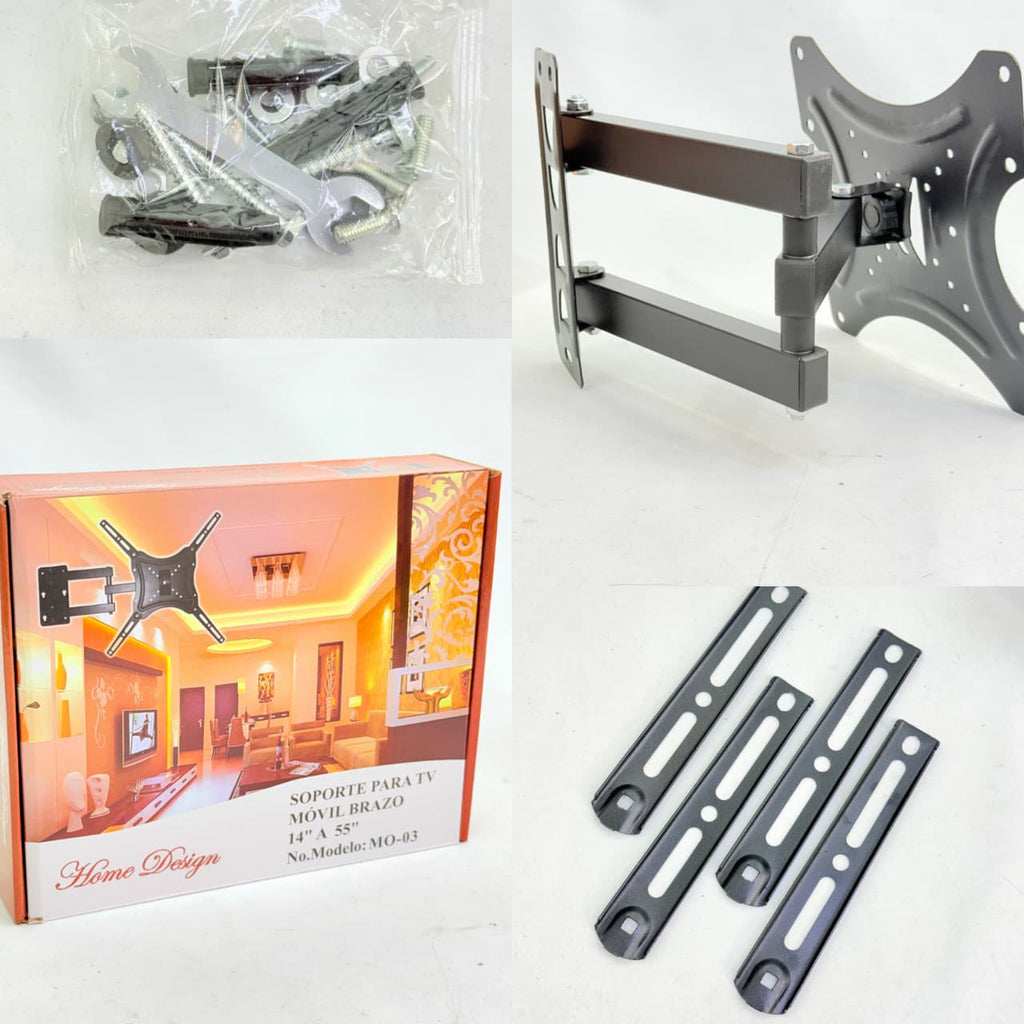 SOPORTE PARA TV MÓVIL CON BRAZO (14” A 55”)