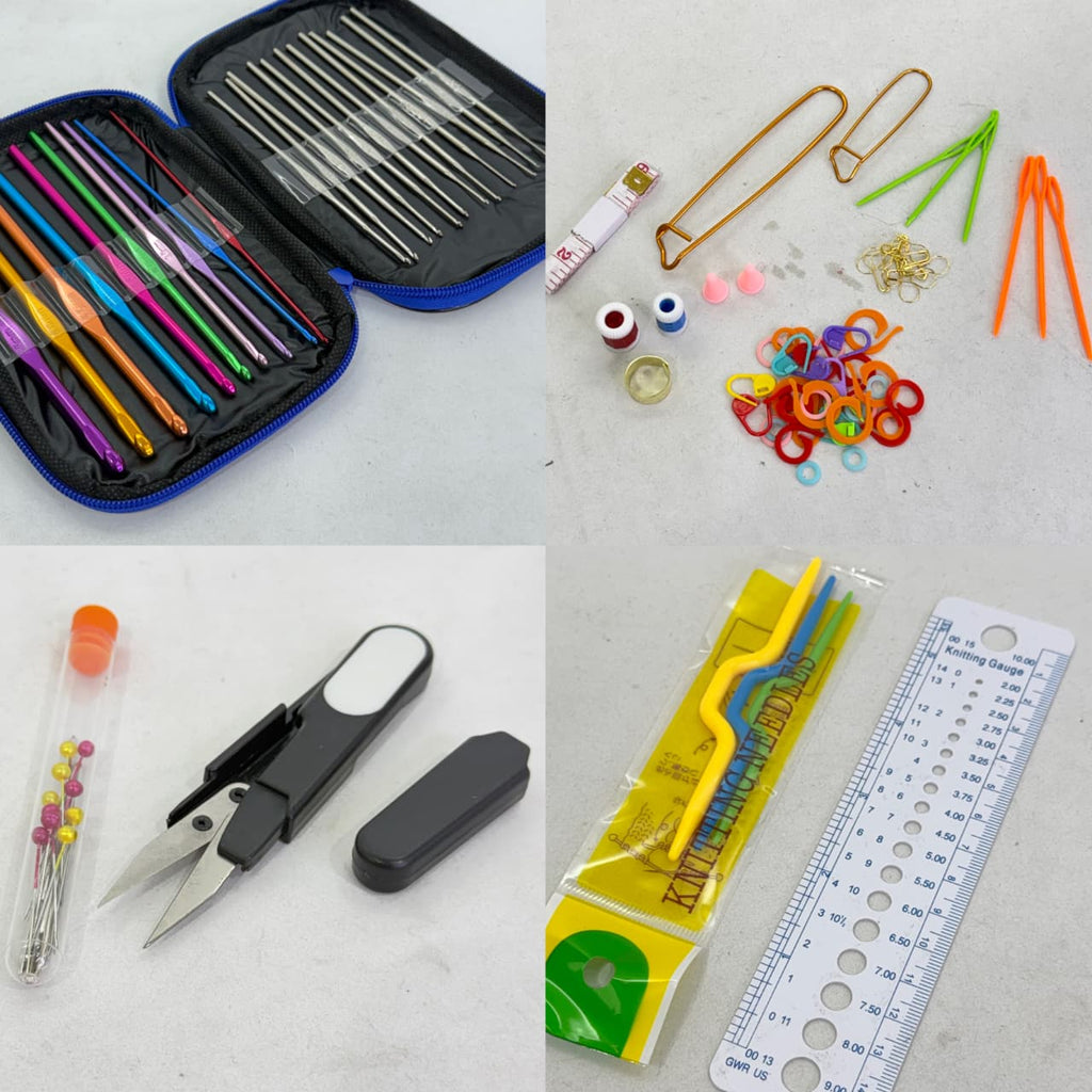 SET DE AGUJAS PARA TEJIDO Y CROCHET