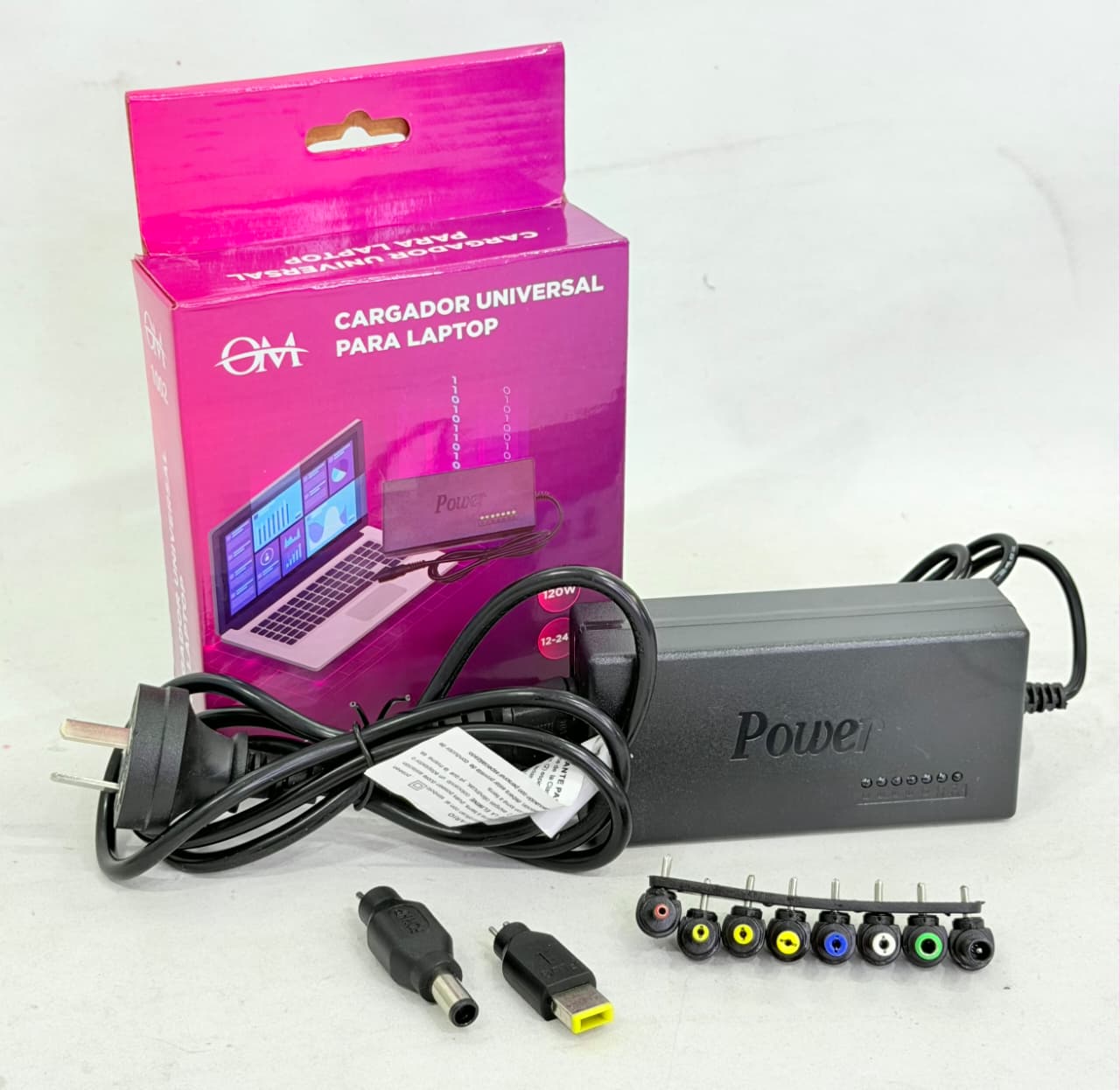 CARGADOR UNIVERSAL PARA NOTEBOOK | 120W