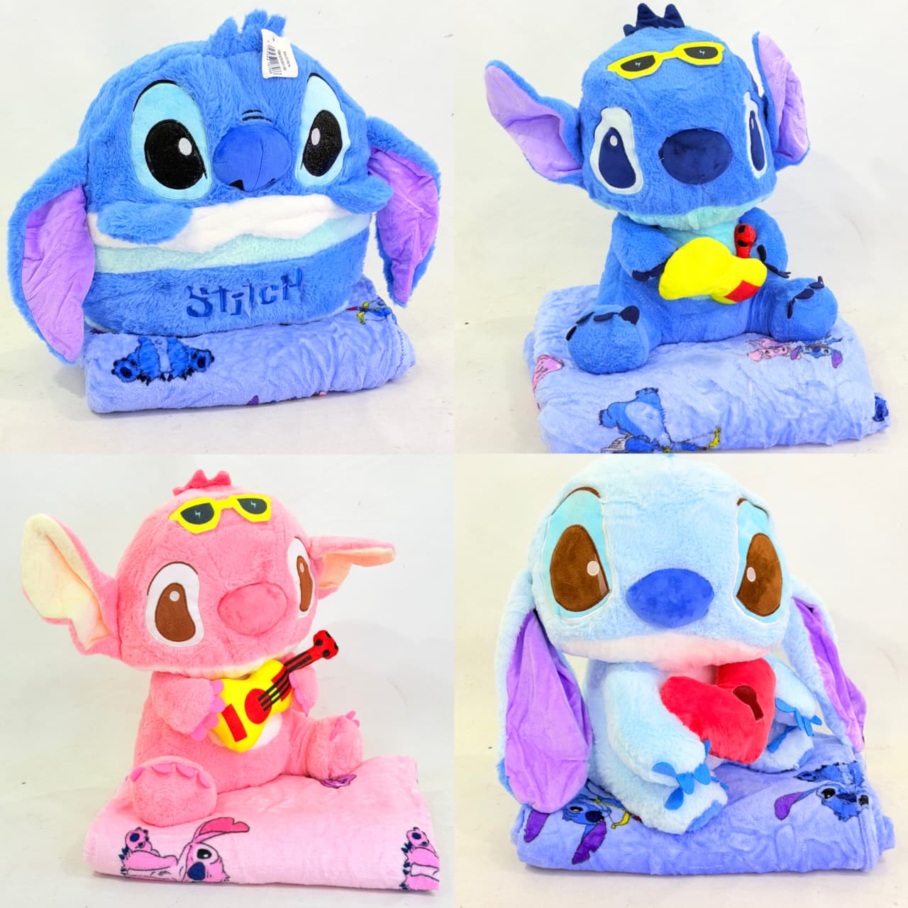 PELUCHE CON MANTA STICH