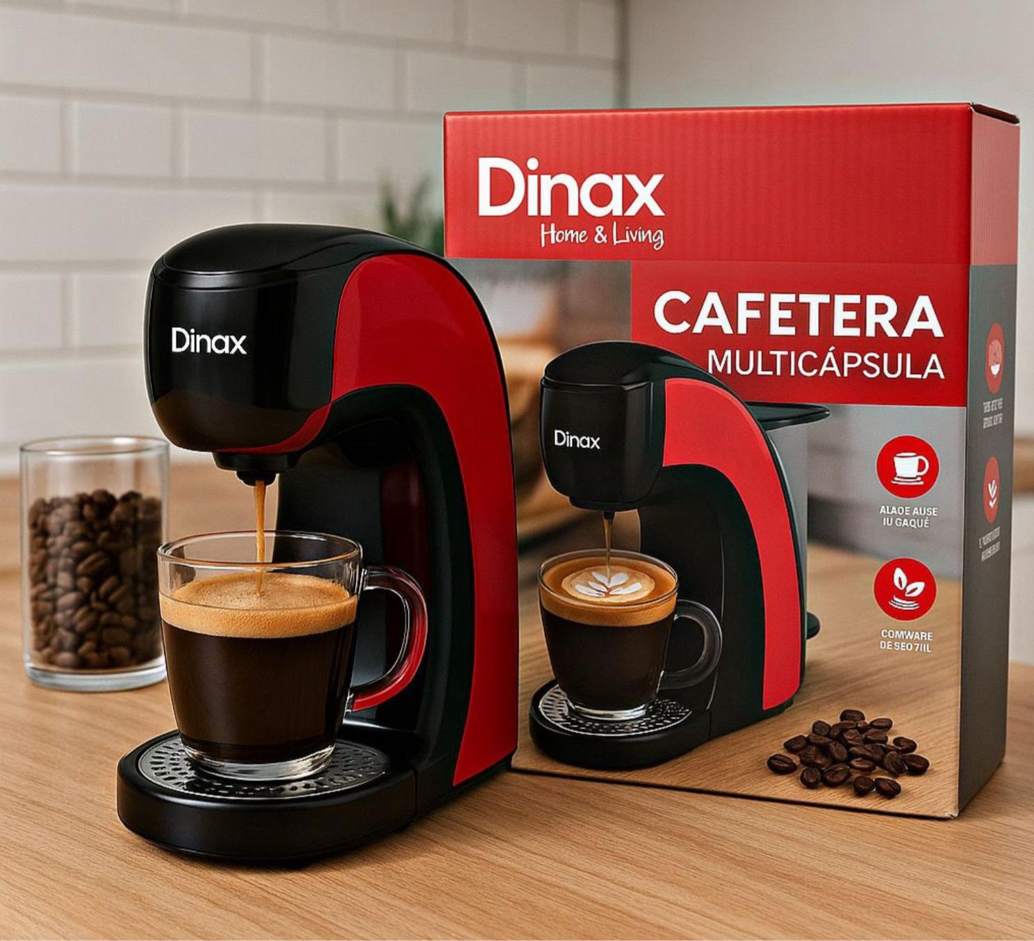 CAFETERA MULTICAPSULA PREMIUN 1500w