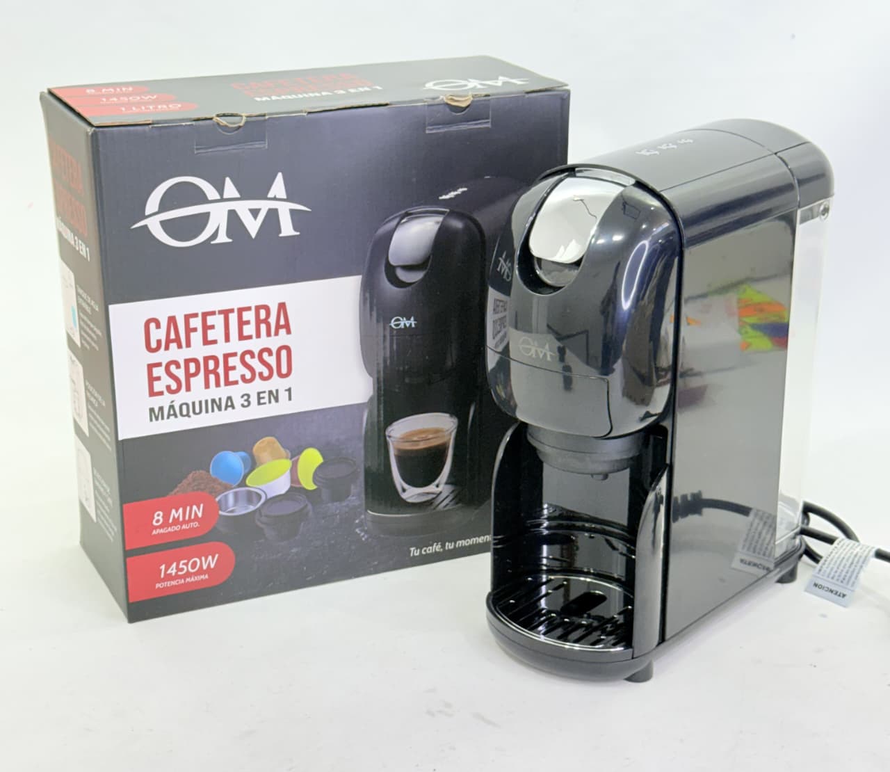 CAFETERA EXTRESO 3 EN 1 OM