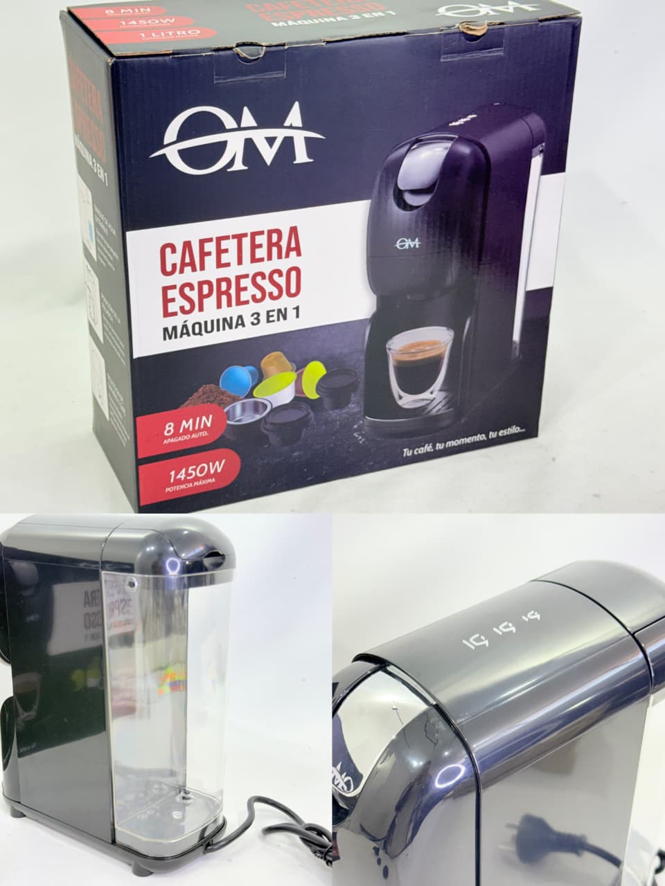 CAFETERA EXTRESO 3 EN 1 OM