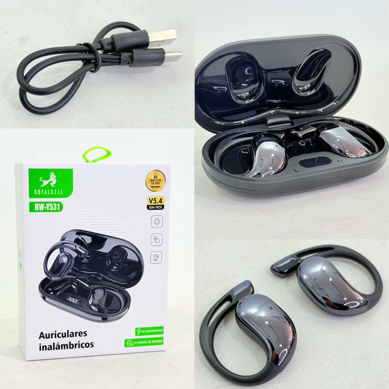 AURICULARES INALÁMBRICOS ROYALCELL BLUETOOTH RW-Y531