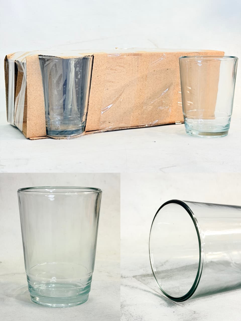 SET DE VASOS DE VIDRIO 6 PCS