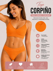 TOP CONJUNTO INTERIOR DEPORTIVO | SUAVE, COMODO Y FUNCIONAL