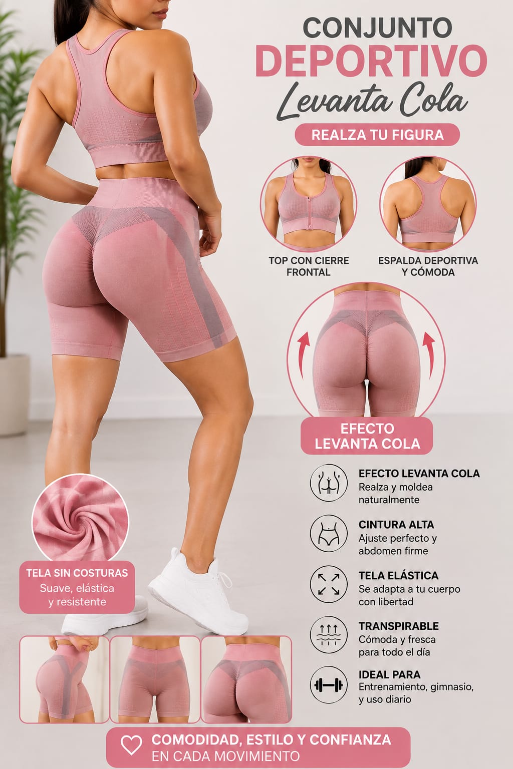 CONJUNTO DEPORTIVO LEVANTA COLA